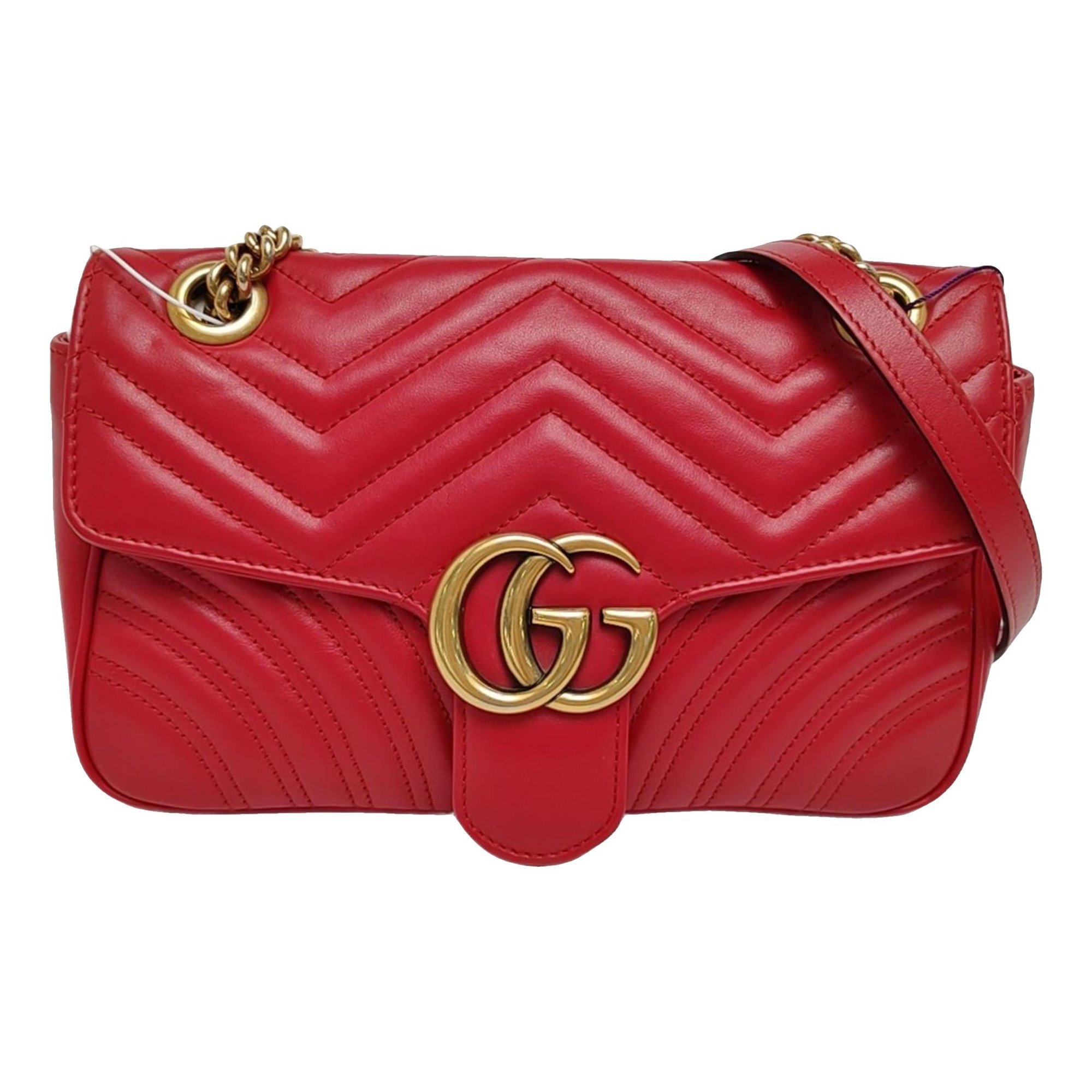 GG Marmont Flap leather handbag