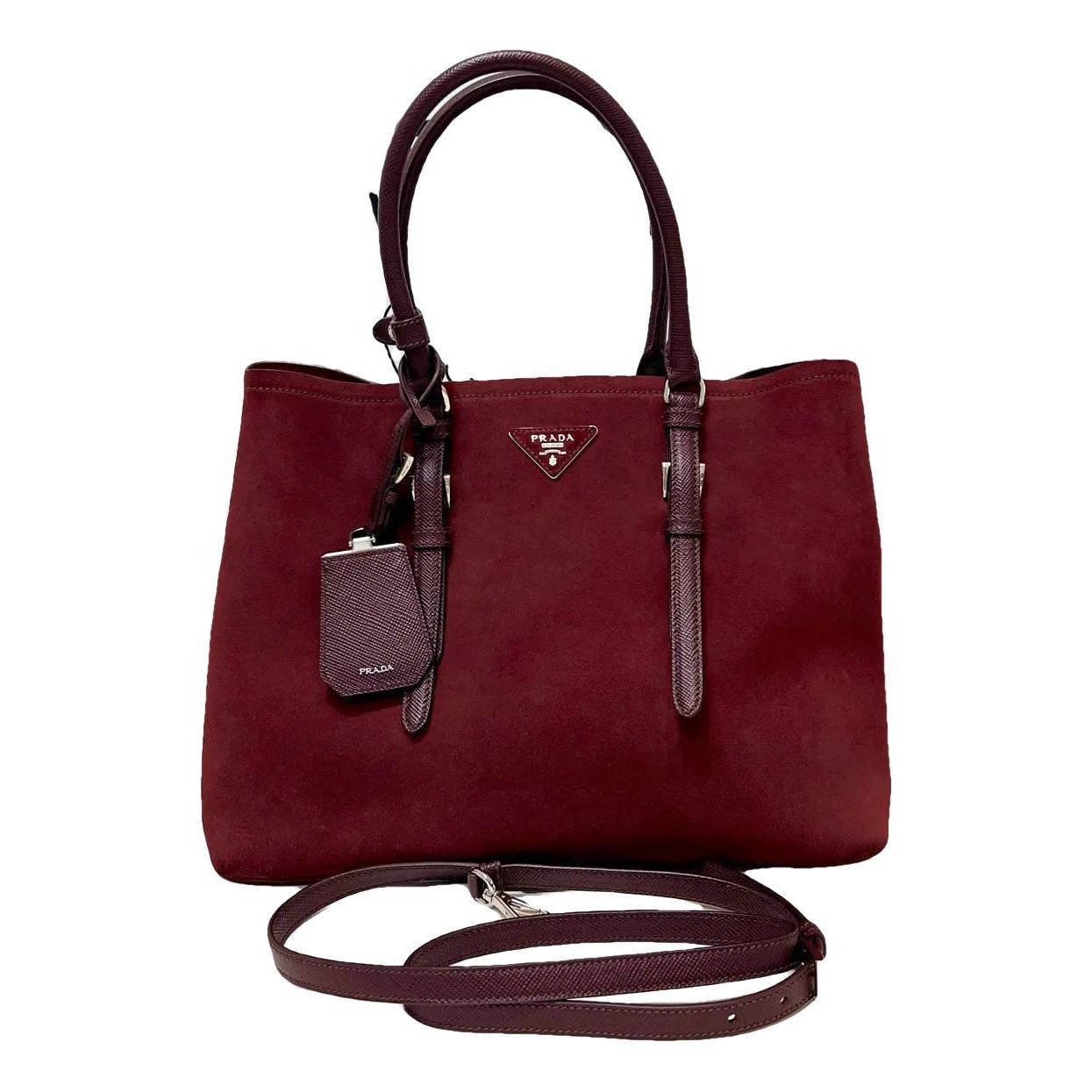 Double crossbody bag