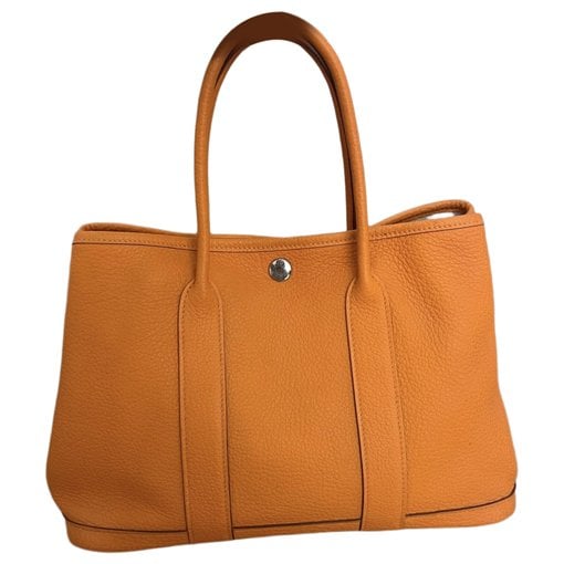 Garden Party leather handbag