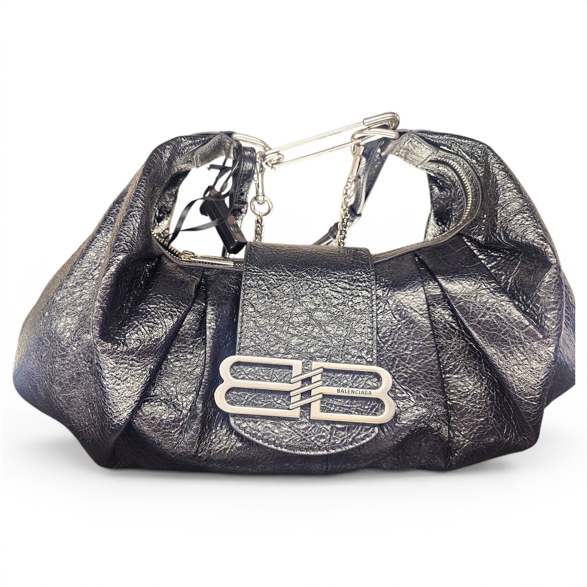 Balenciaga Pamela leather crossbody bag