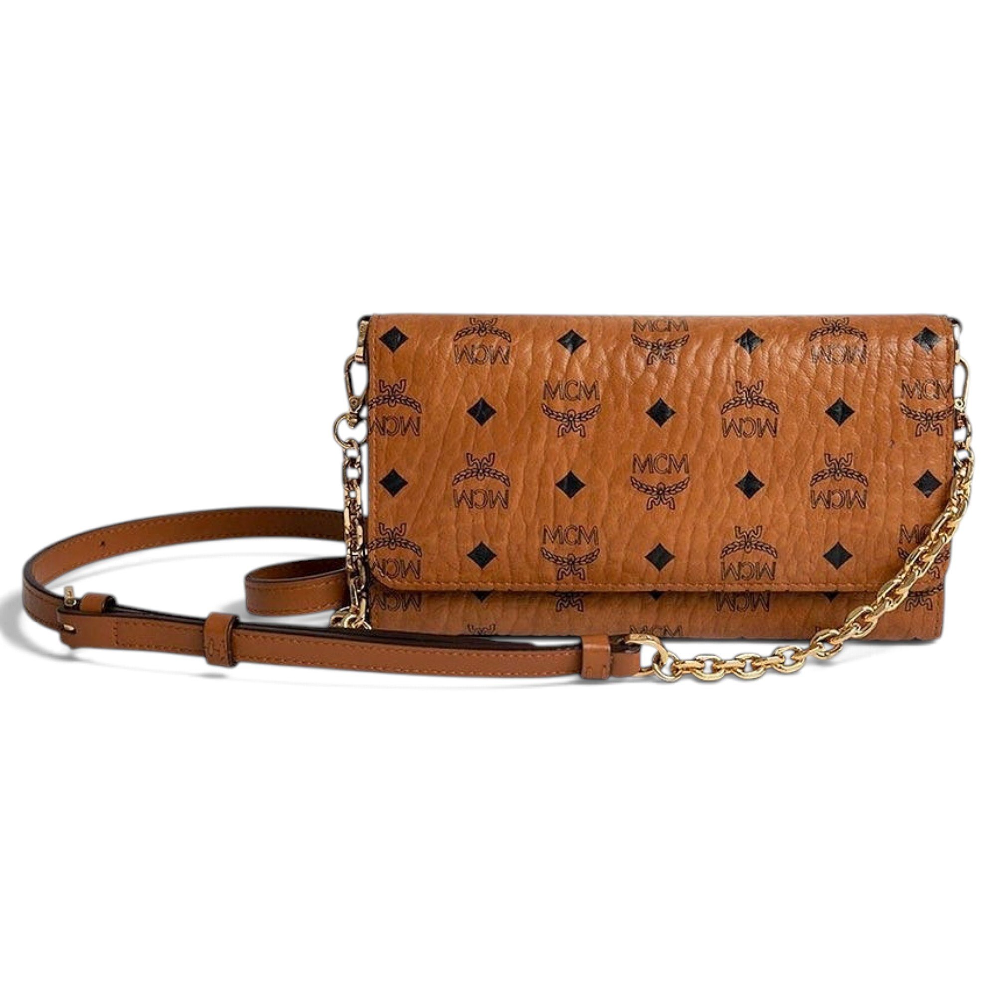 Millie leather clutch bag