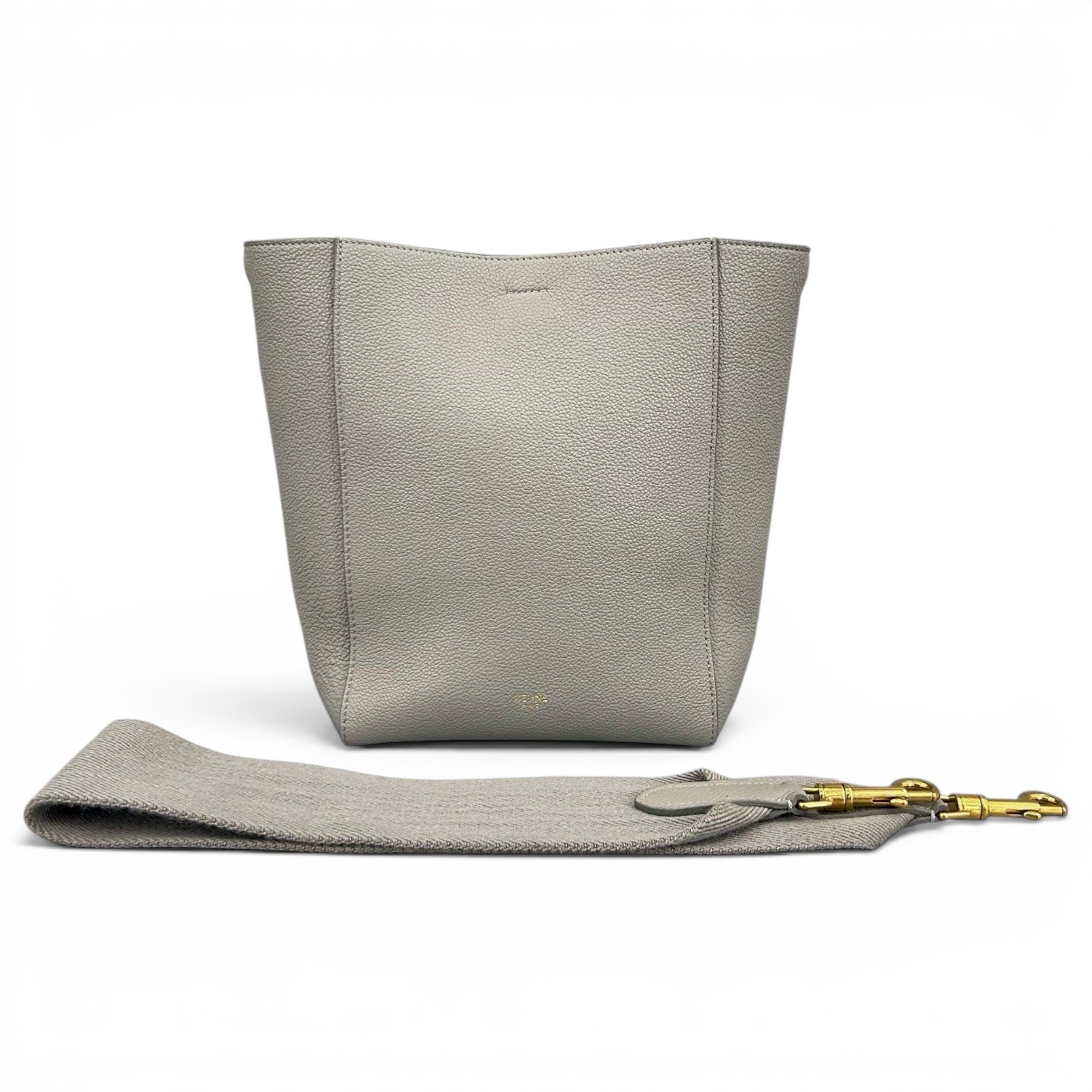 Seau Sangle leather handbag