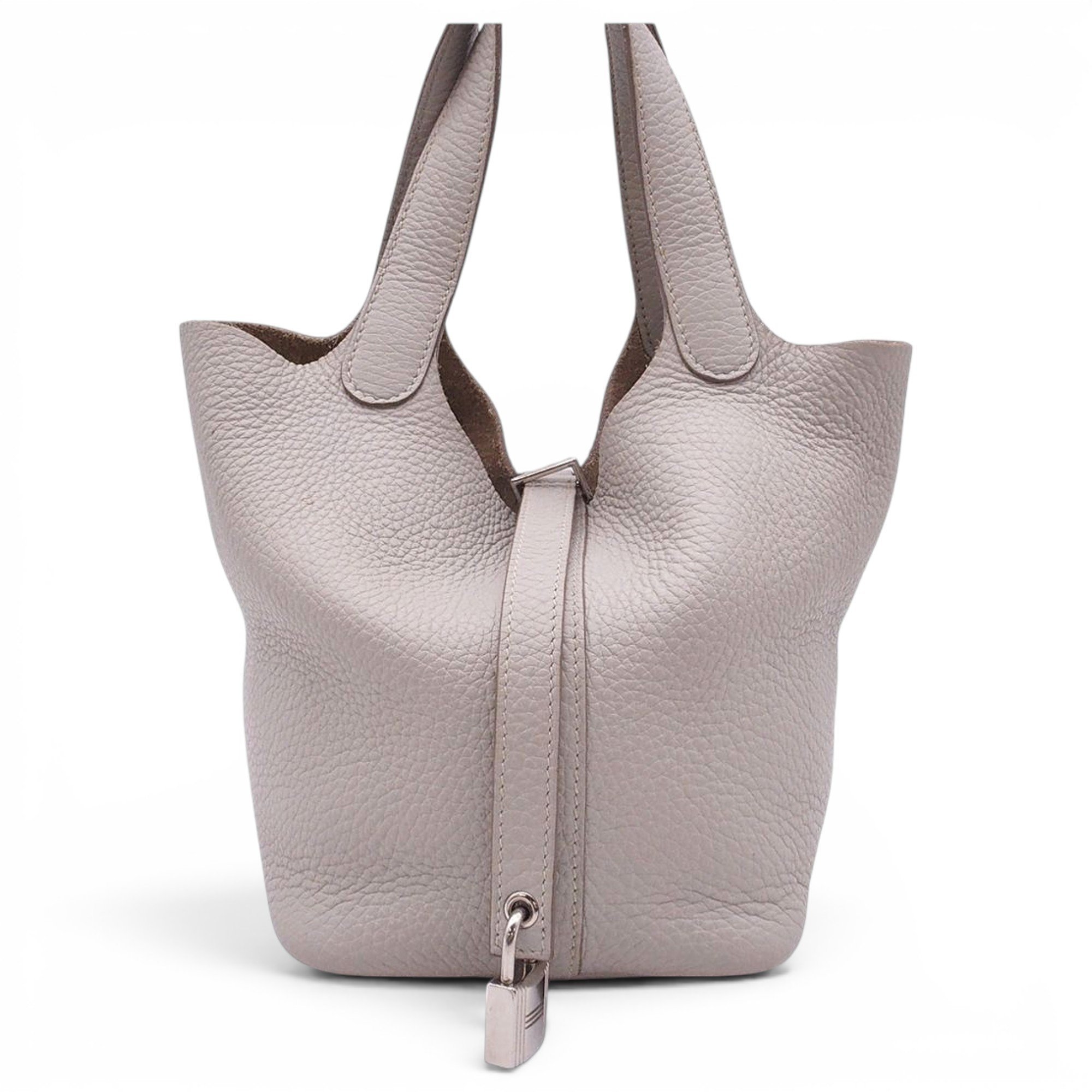 Picotin leather handbag