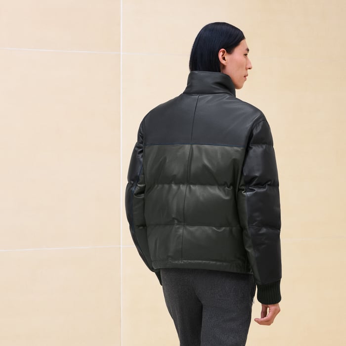 Kaki Puffer Coat