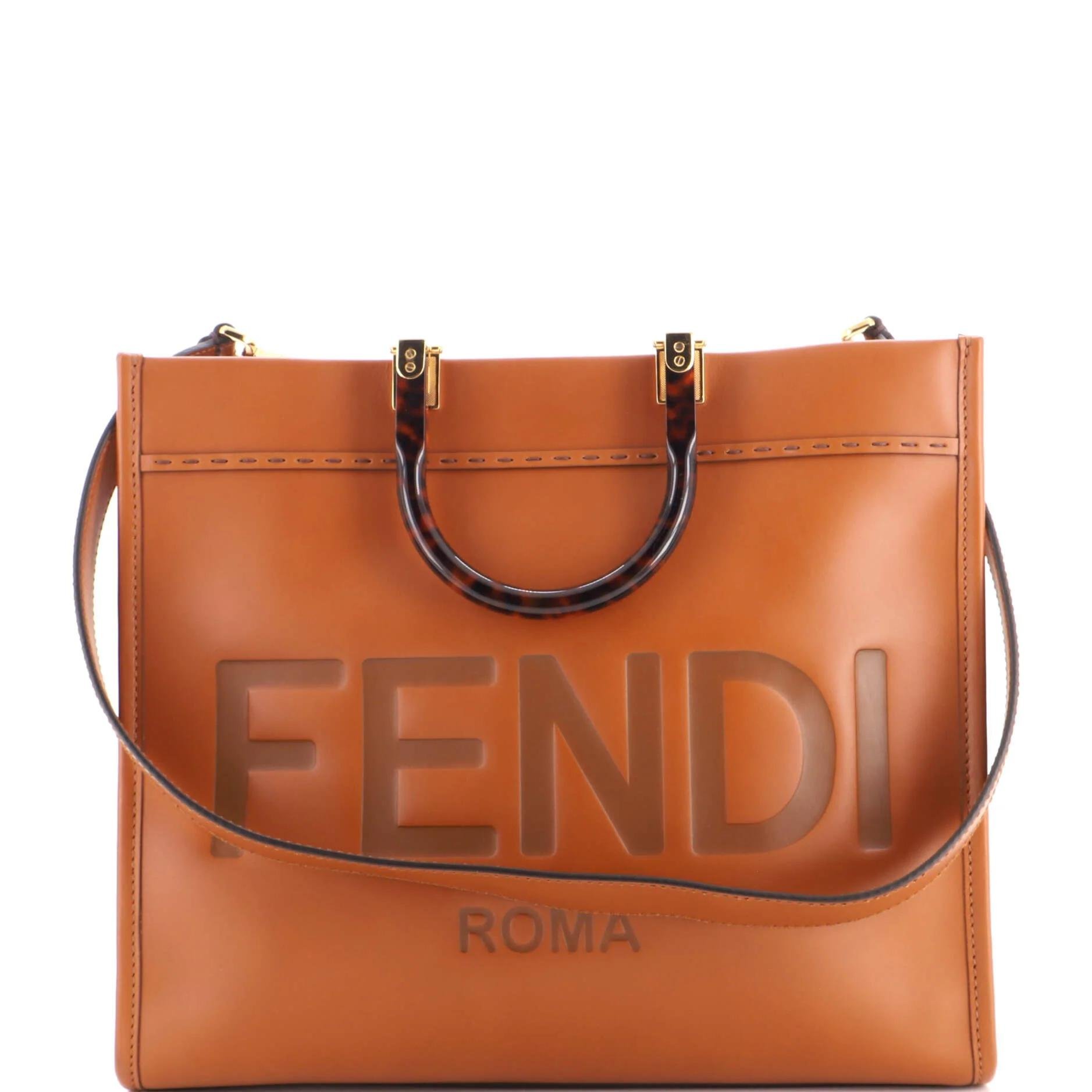 Leather tote