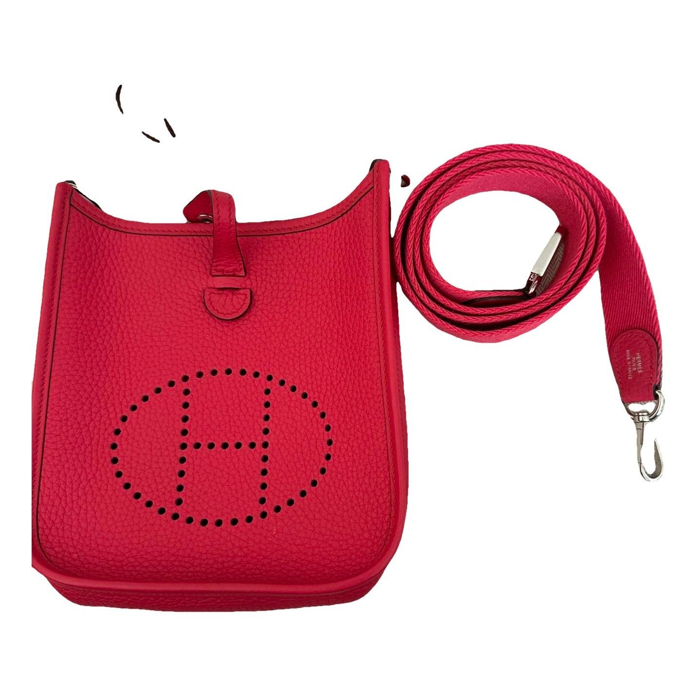 Hermes Evelyne Handbag Rose Extreme
