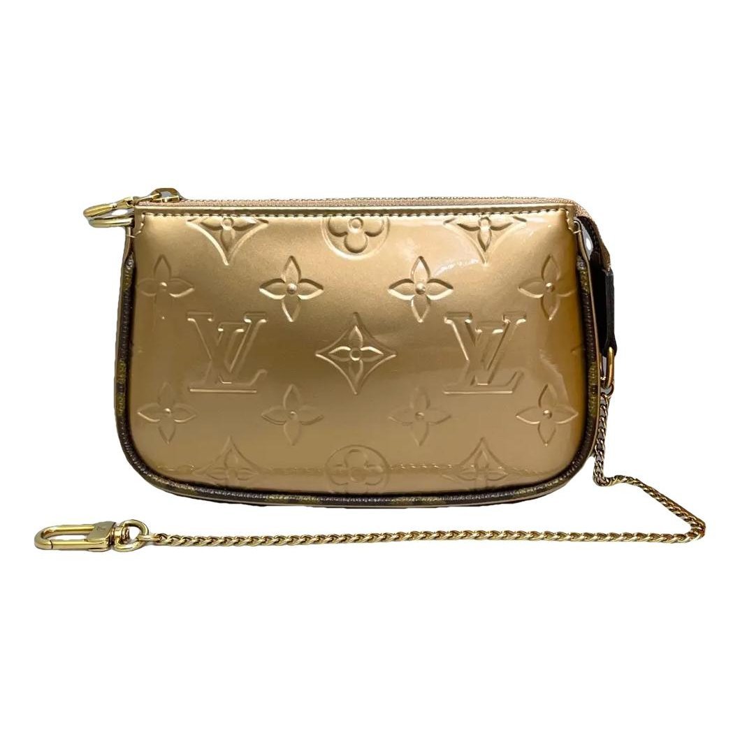 Pochette Accessoire patent leather handbag