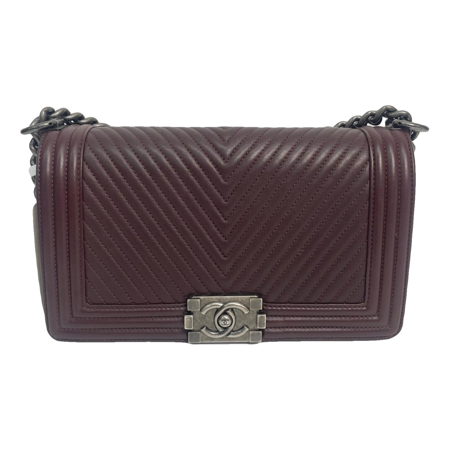 Boy leather crossbody bag