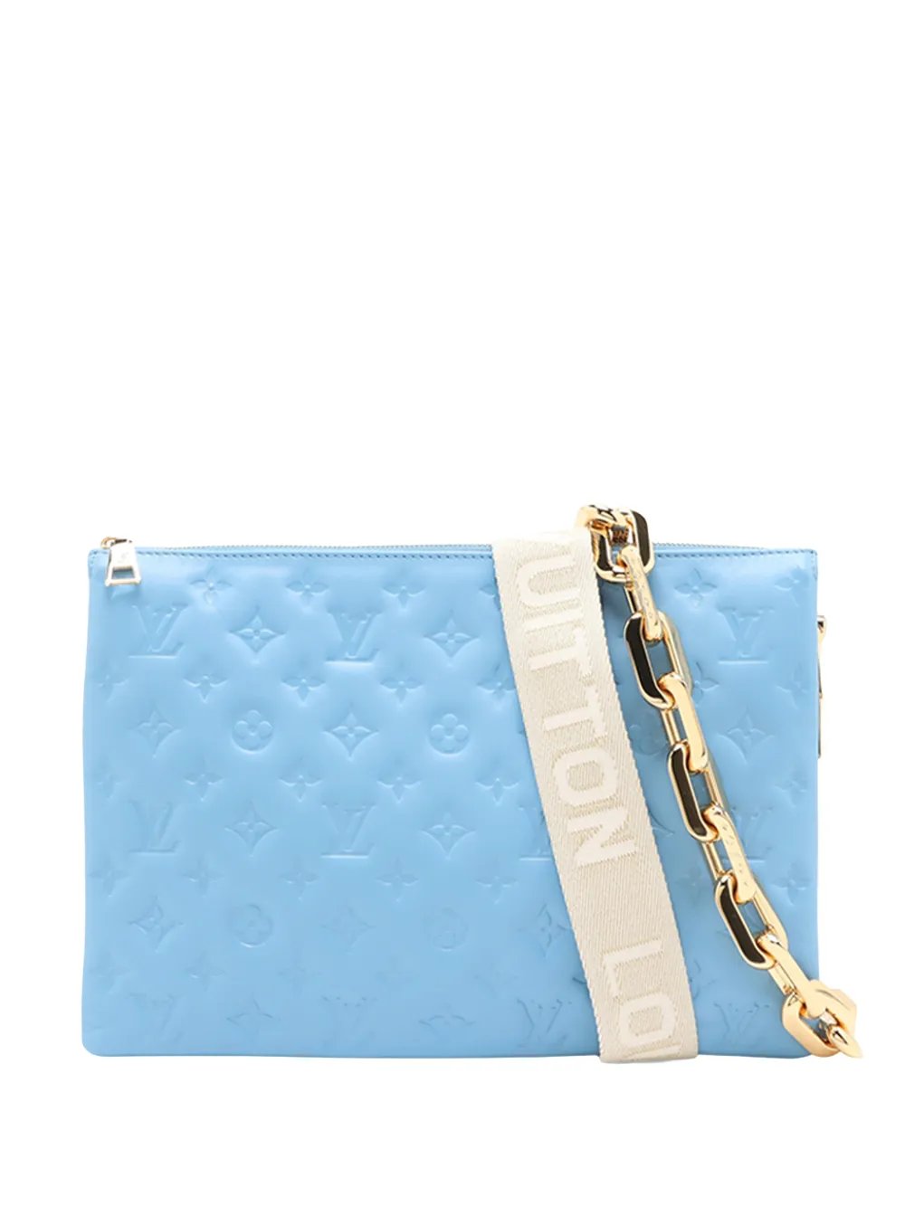 2020-2026 Monogram Embossed Coussin MM satchel