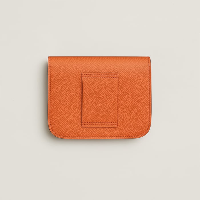 Orange Constance Slim Wallet