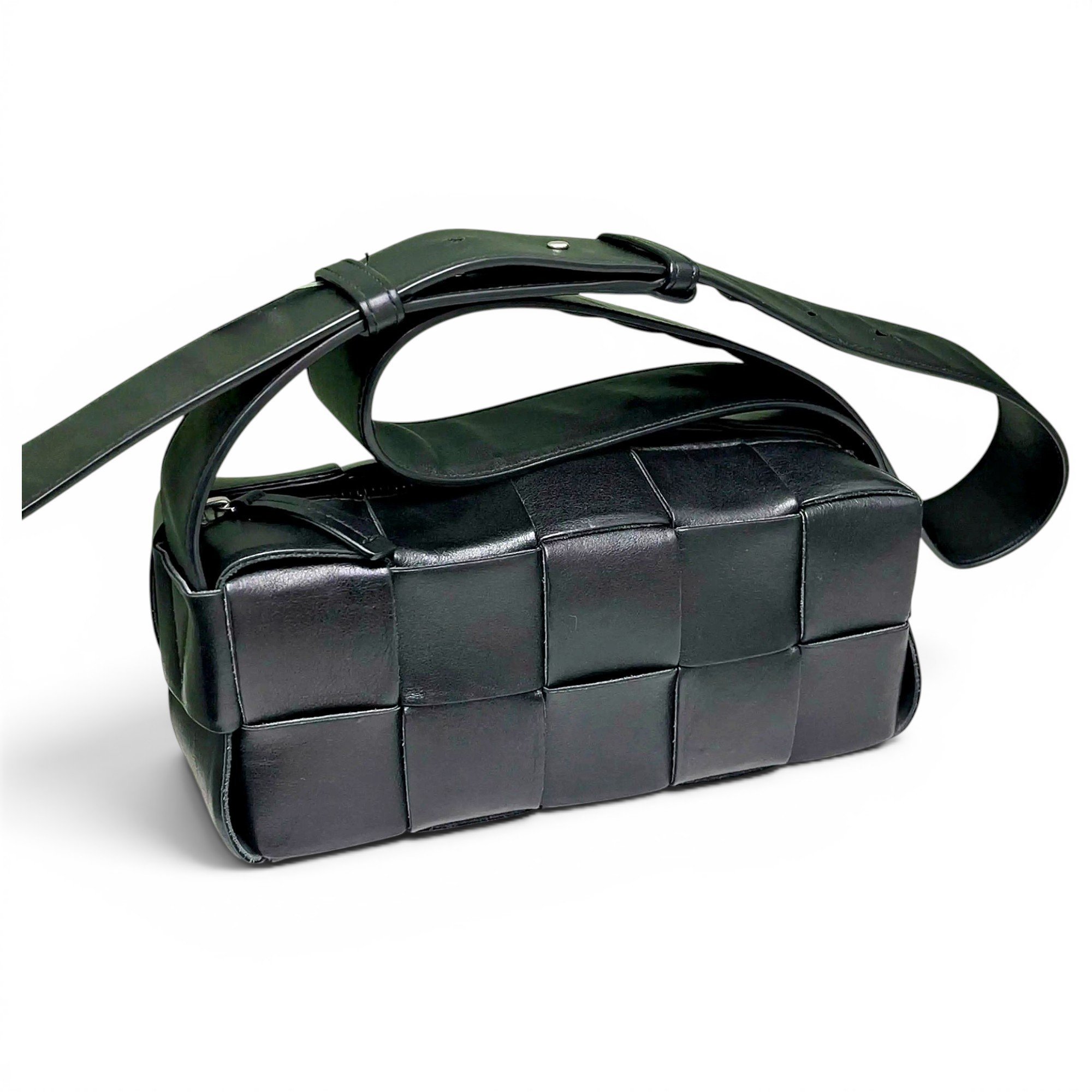 Brick Cassette leather crossbody bag