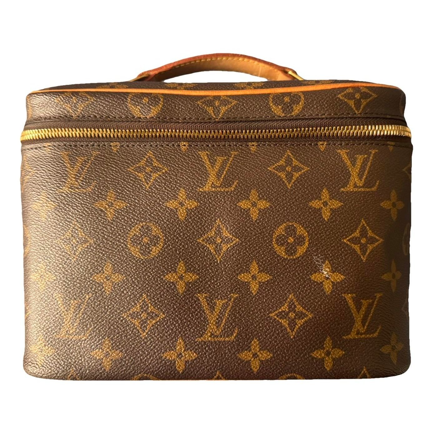 Leather vanity case
