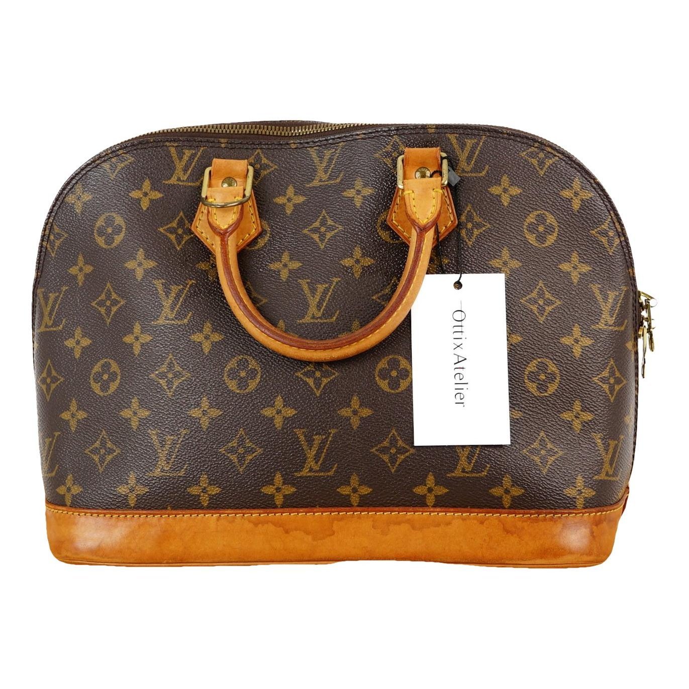 Alma leather handbag
