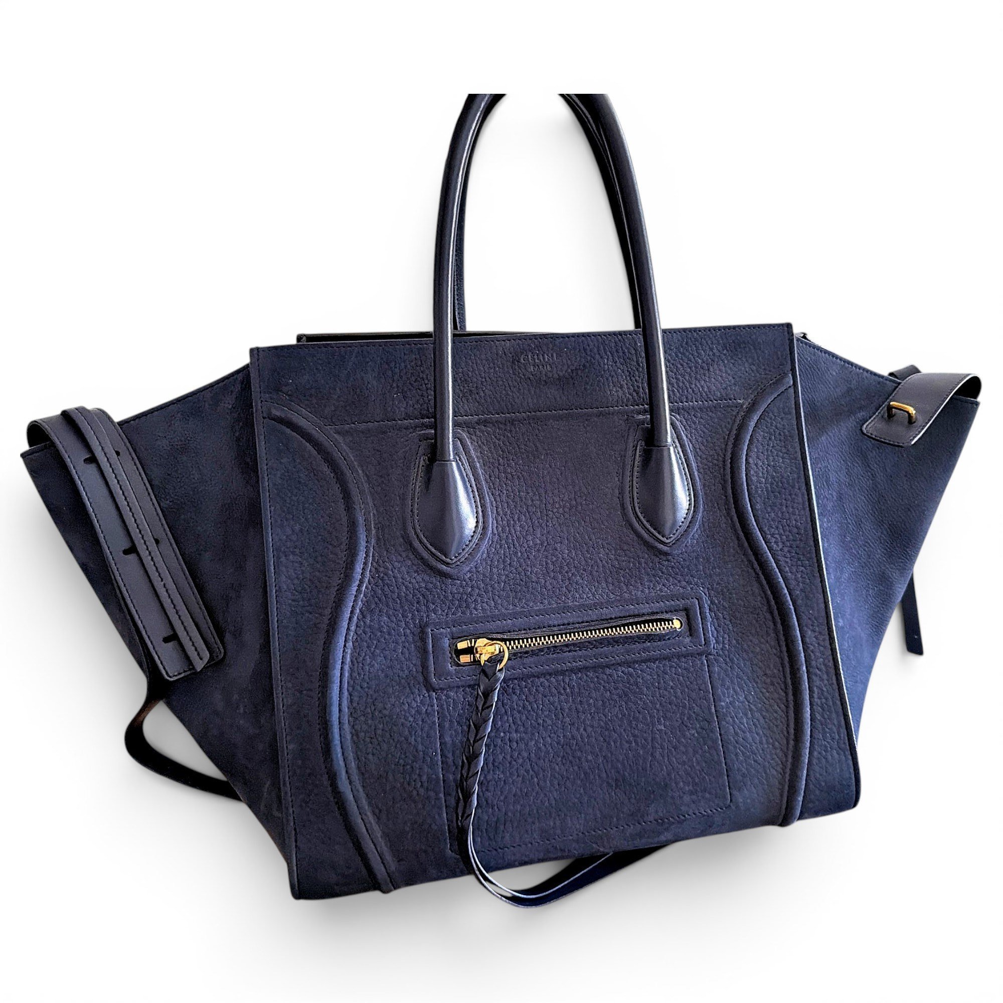 Luggage vegan leather handbag