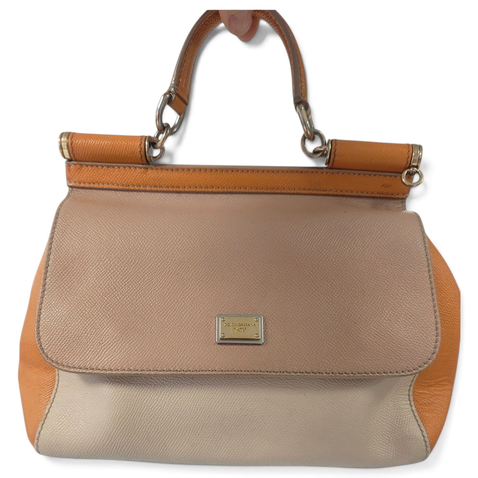 Dolce & Gabbana Sicily leather handbag