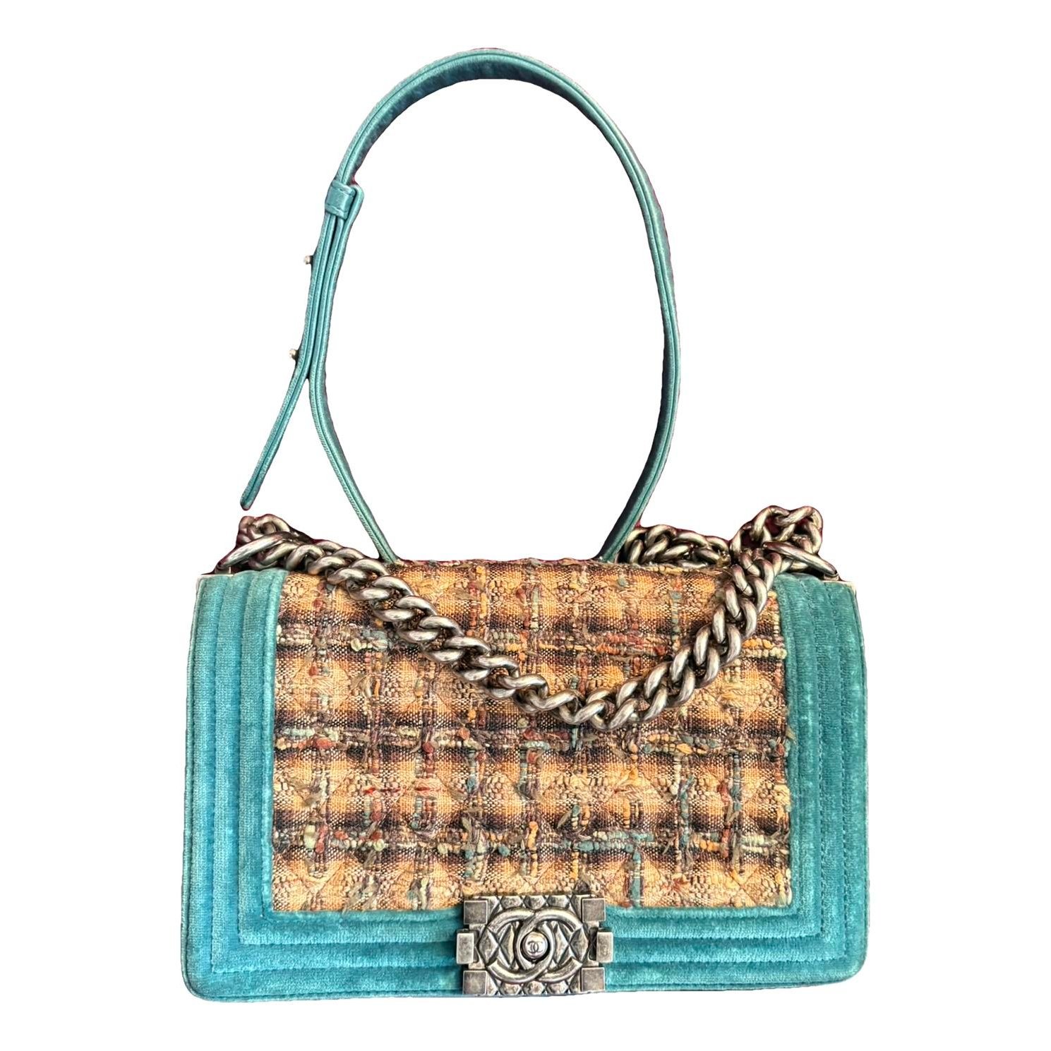 Boy tweed crossbody bag