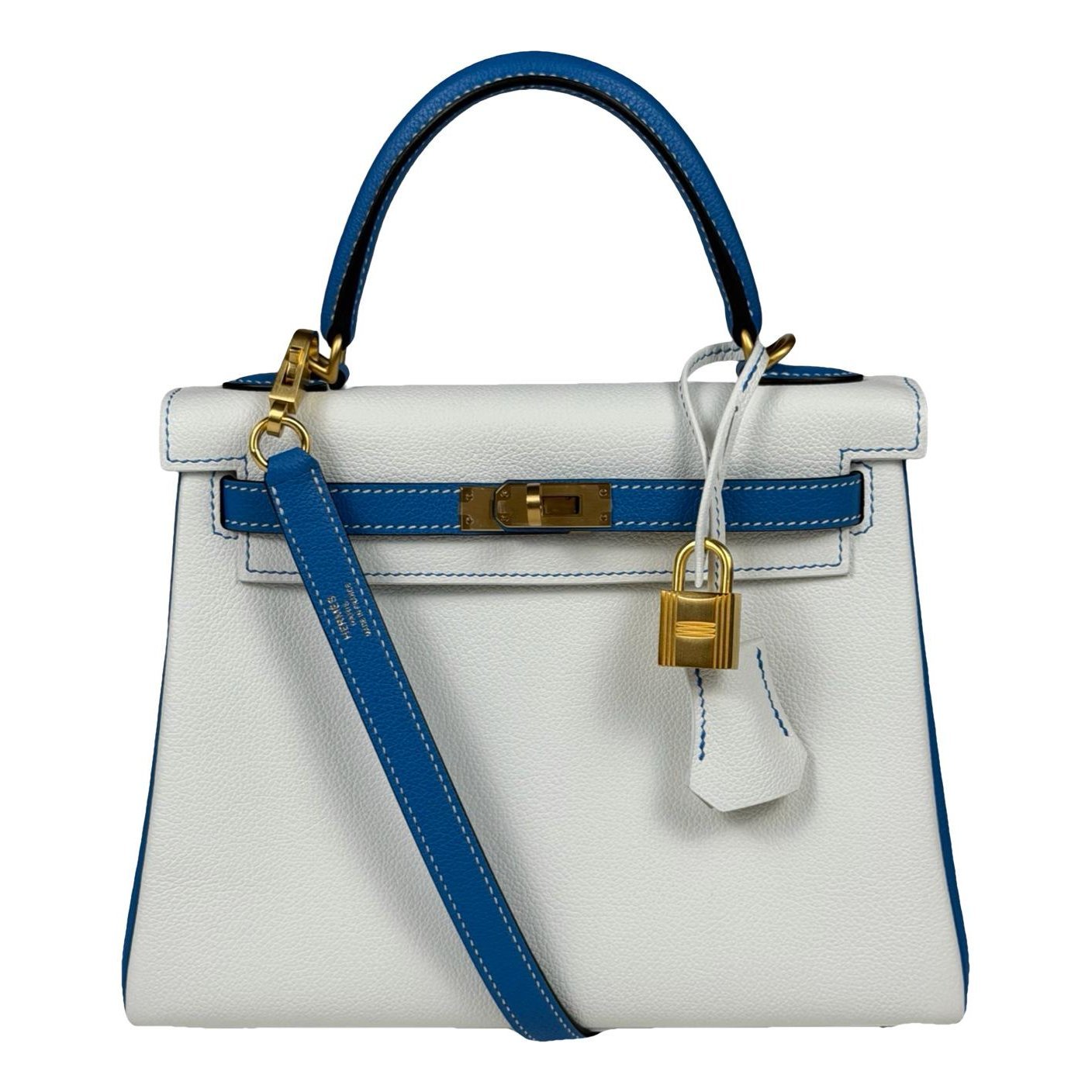 Kelly 25 leather handbag