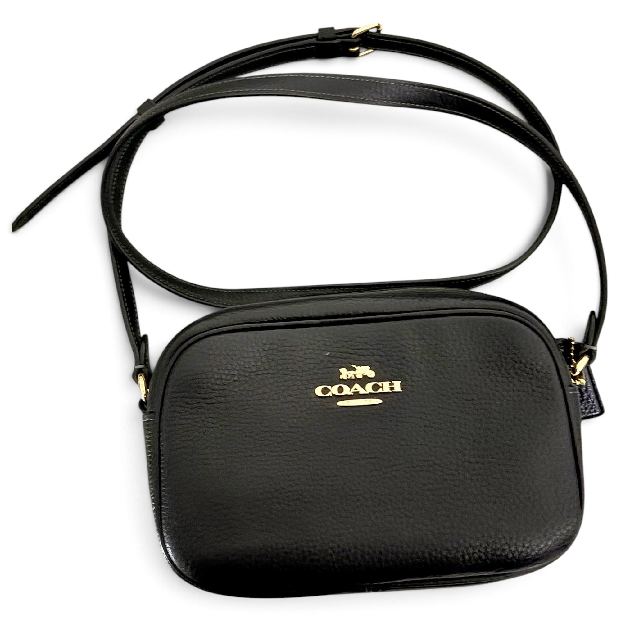 Canvas Courier Crossbody leather crossbody bag