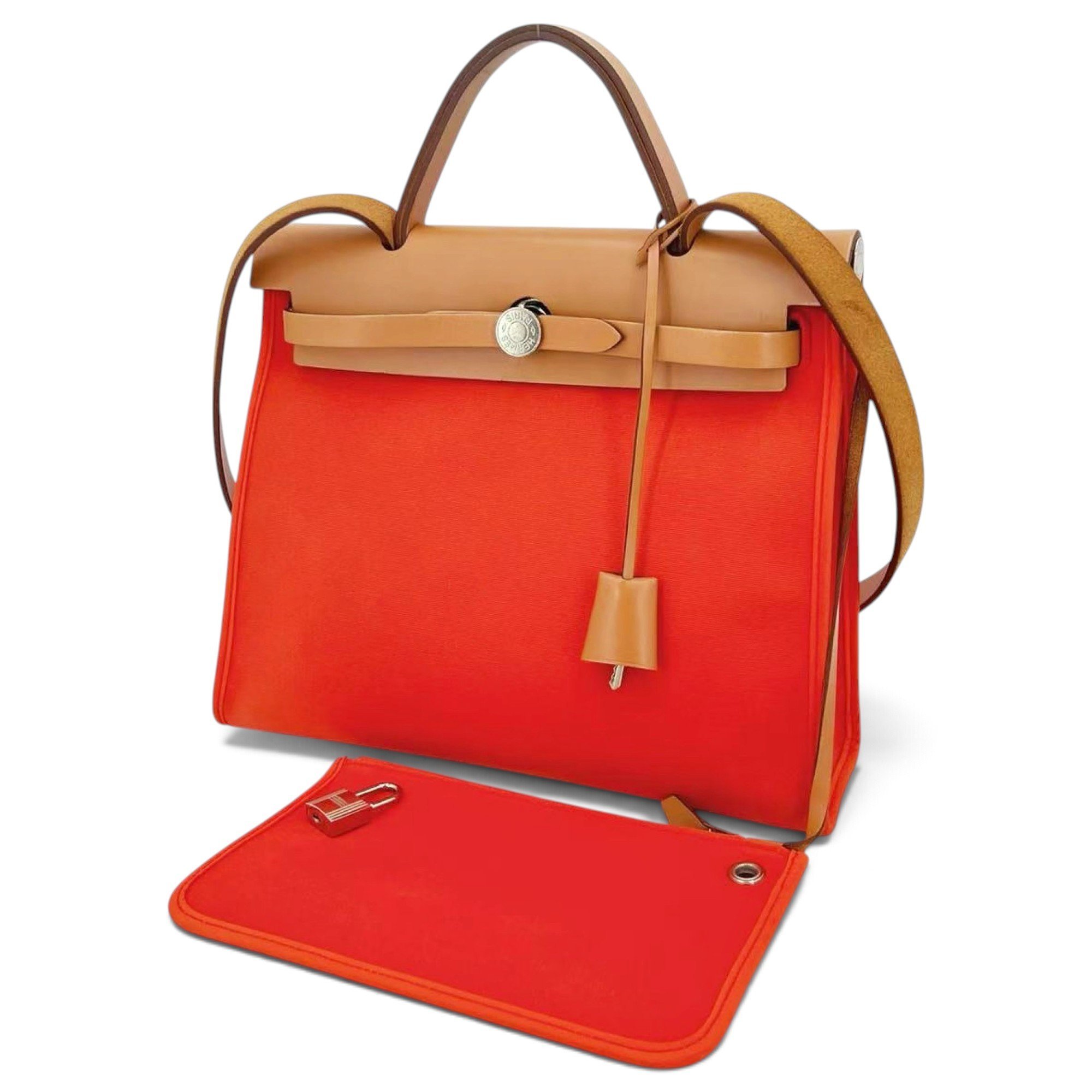 Herbag Zip linen handbag