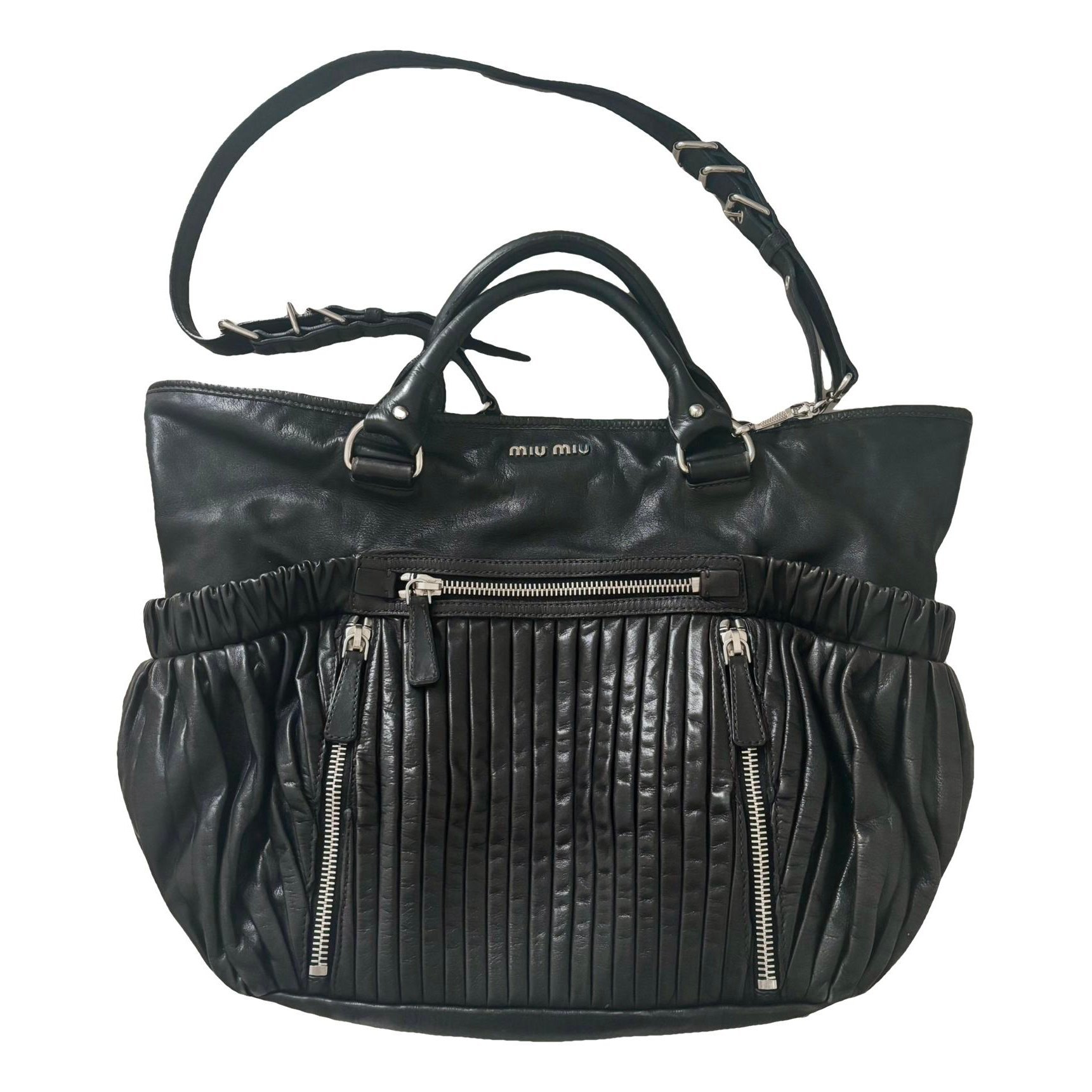 Vitello leather handbag