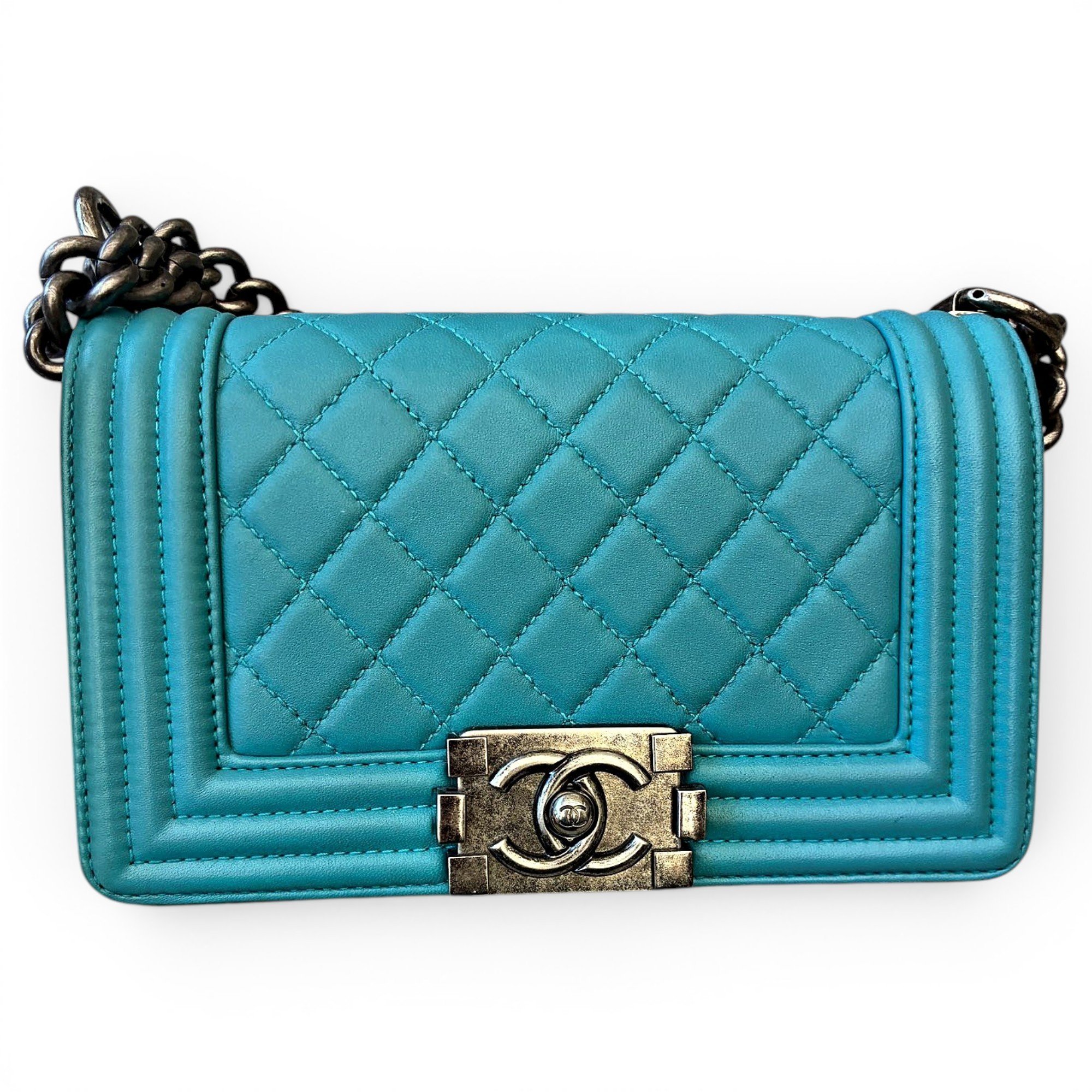 Boy leather crossbody bag