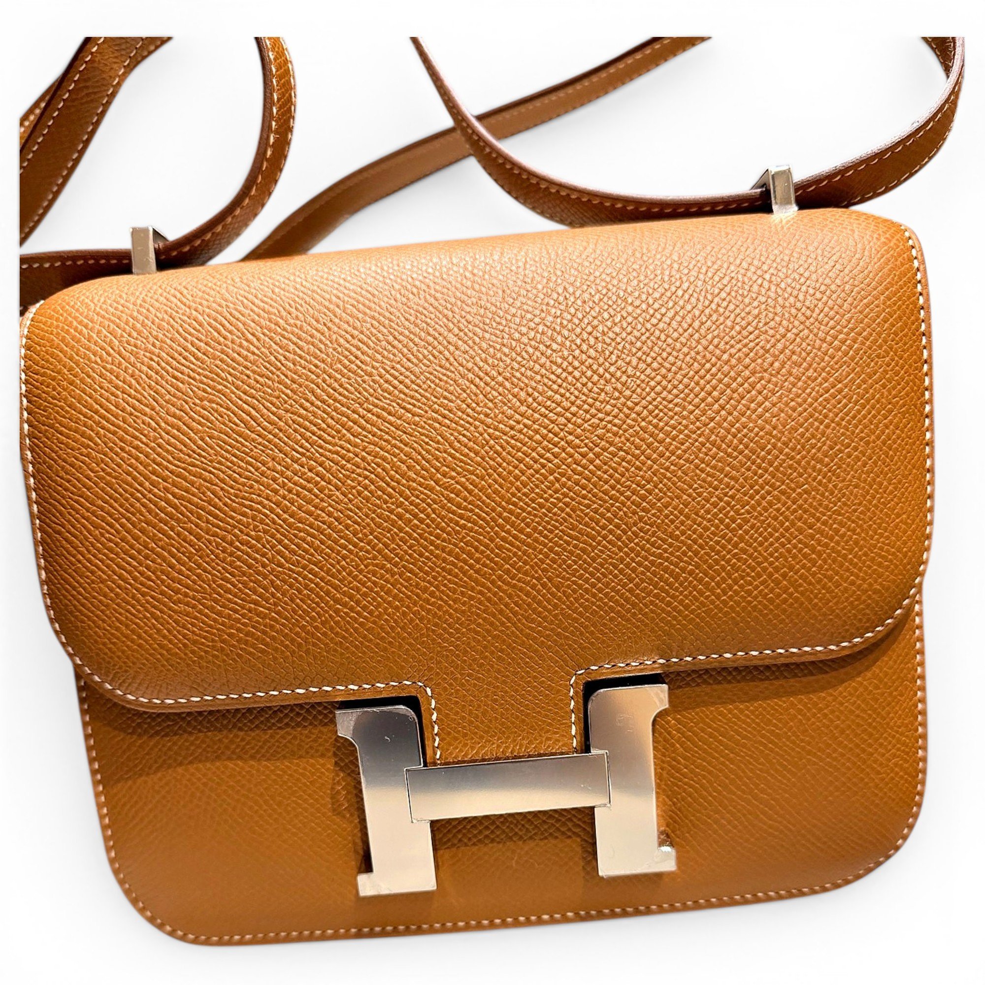 Constance leather crossbody bag