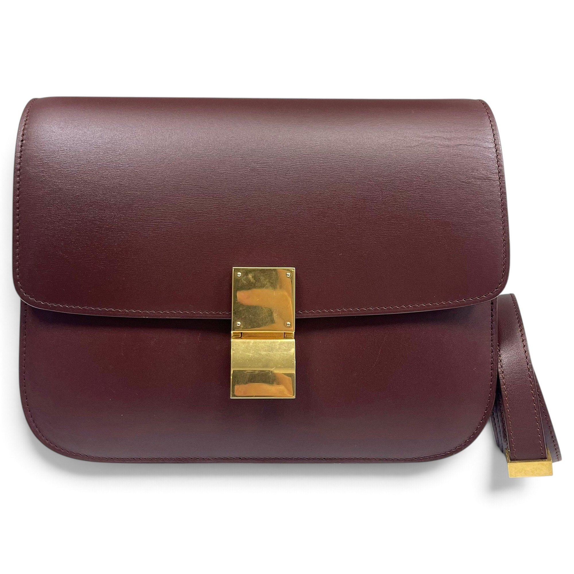 Classic leather handbag