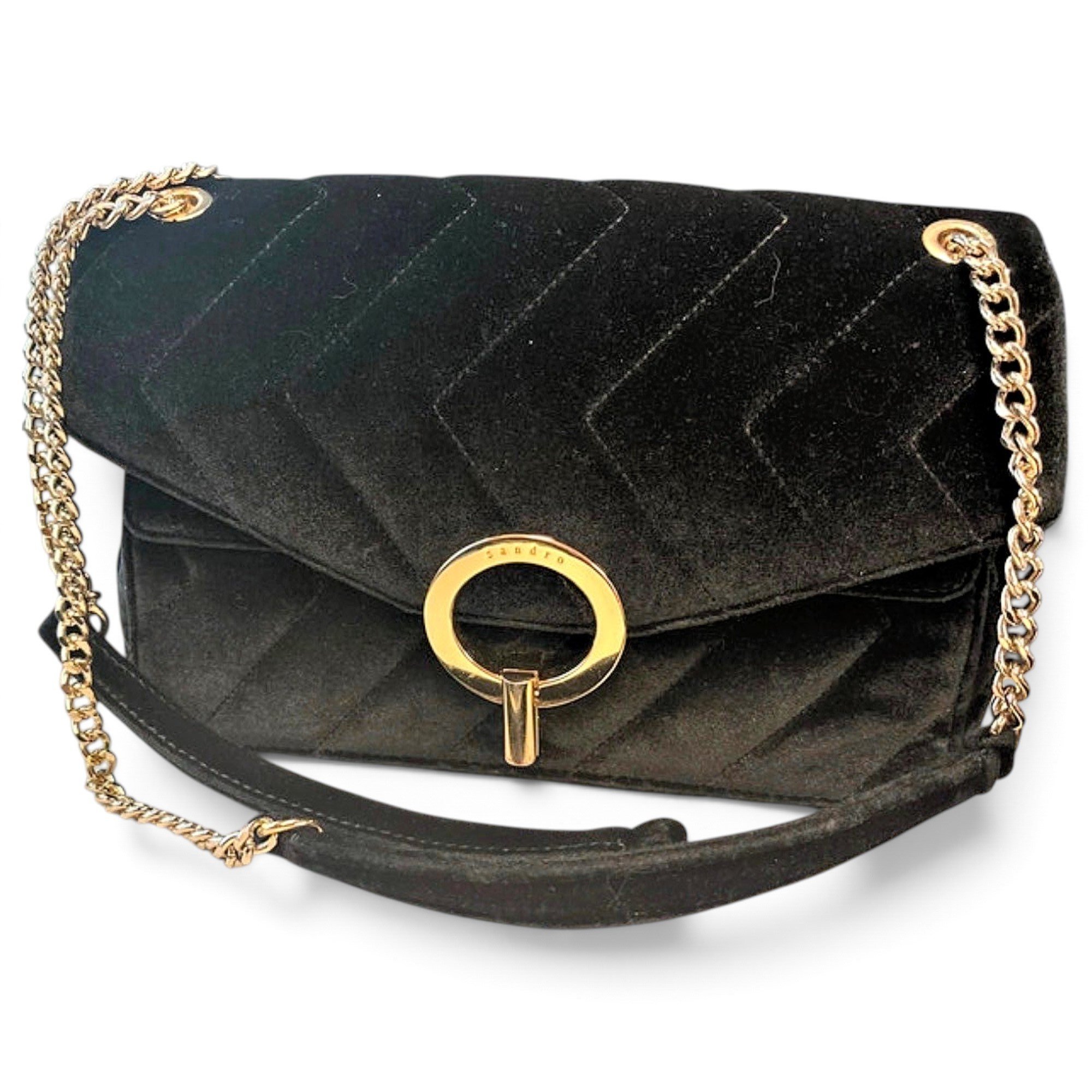 Velvet handbag