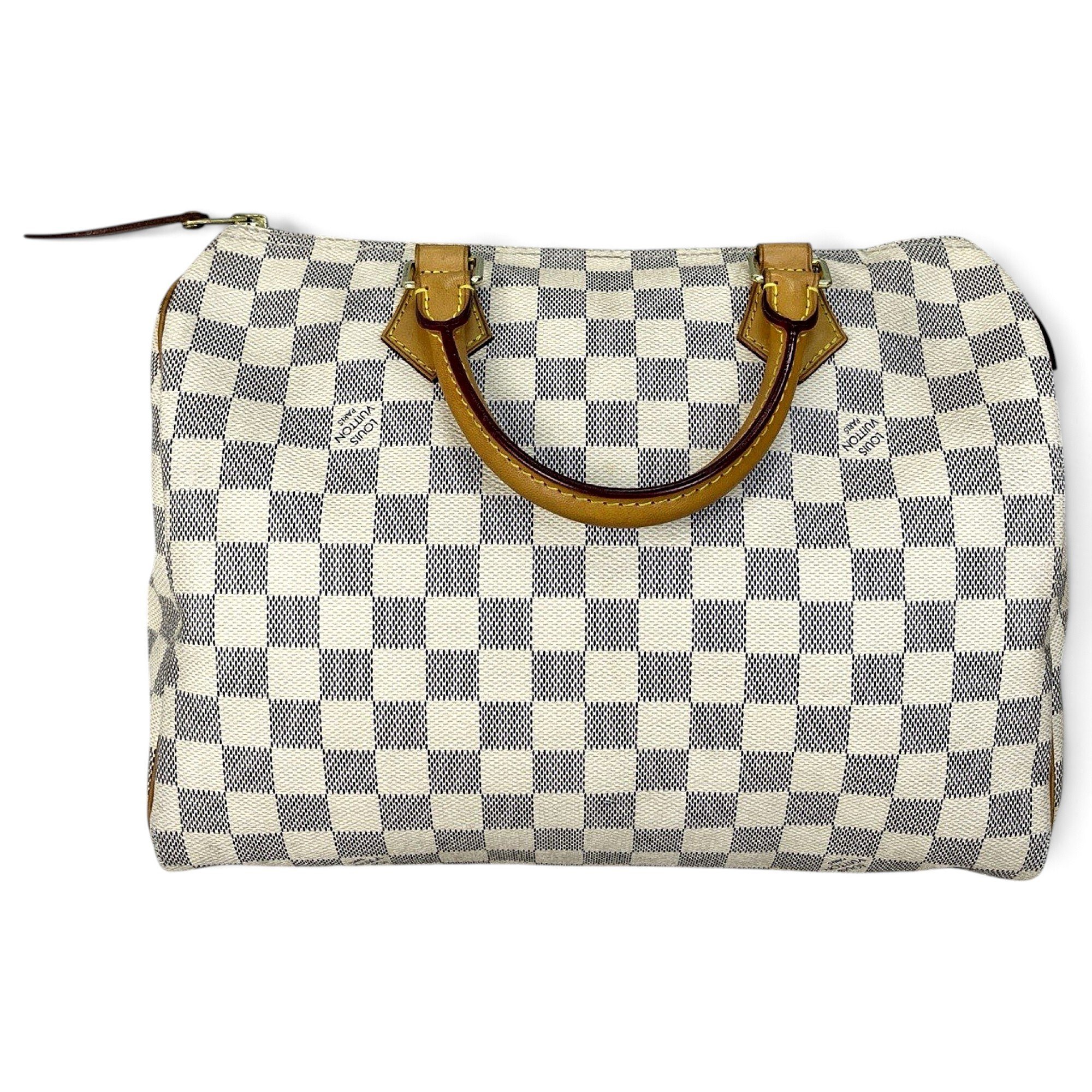 Speedy leather handbag