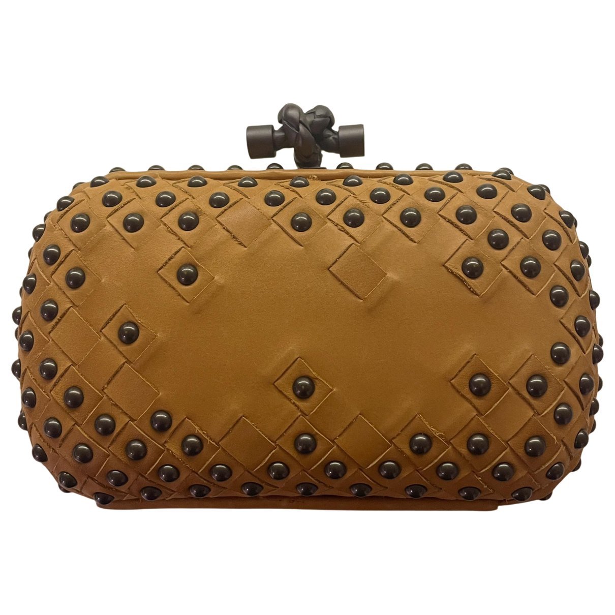 Pochette Knot leather clutch bag
