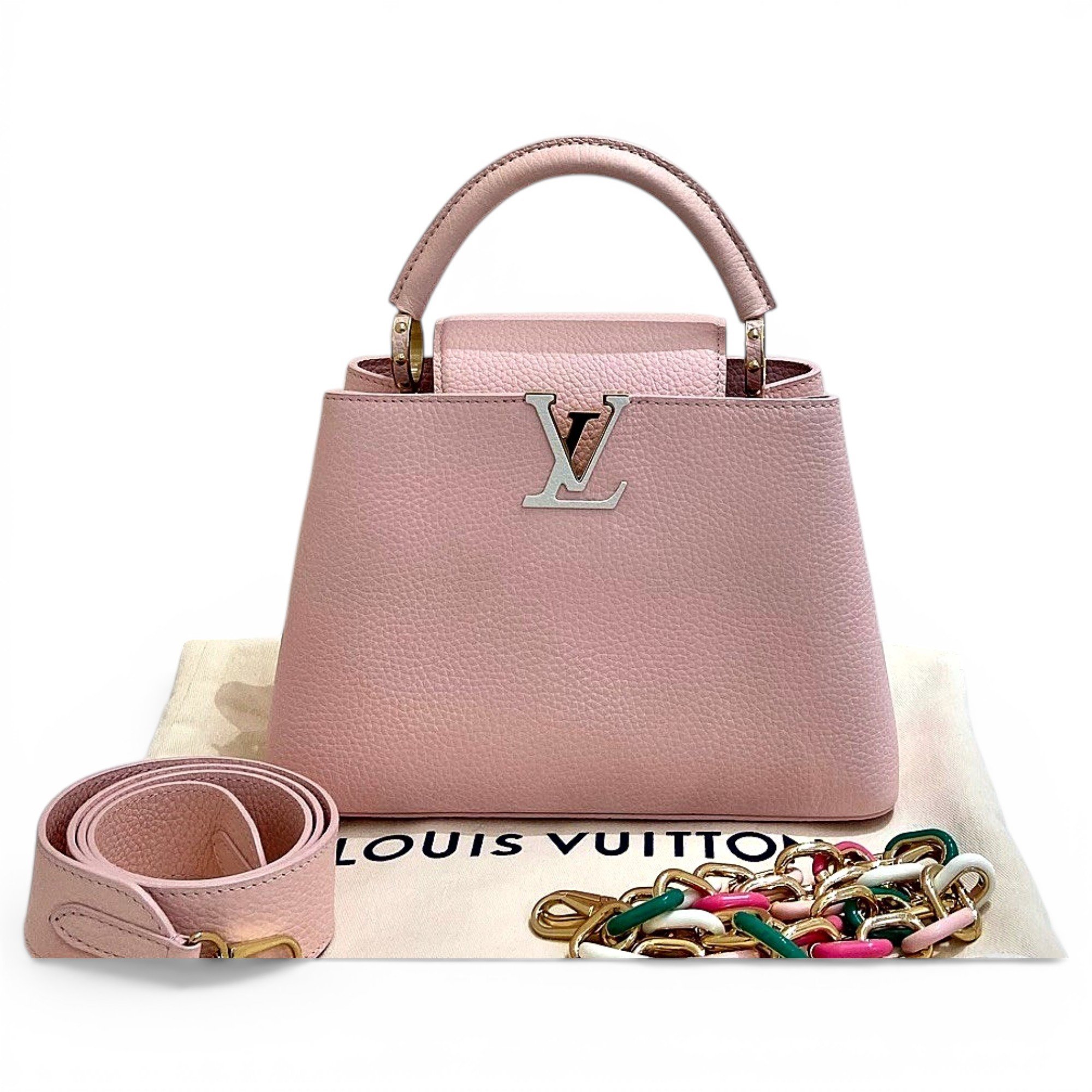 Capucines leather handbag