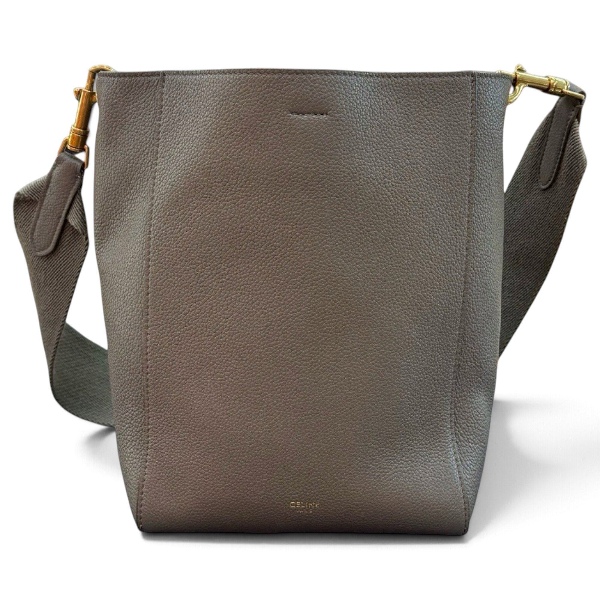 Seau Sangle leather handbag