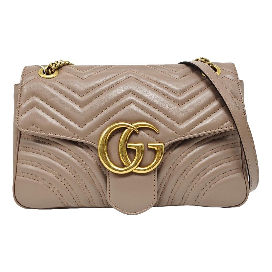 GG Marmont Flap leather crossbody bag