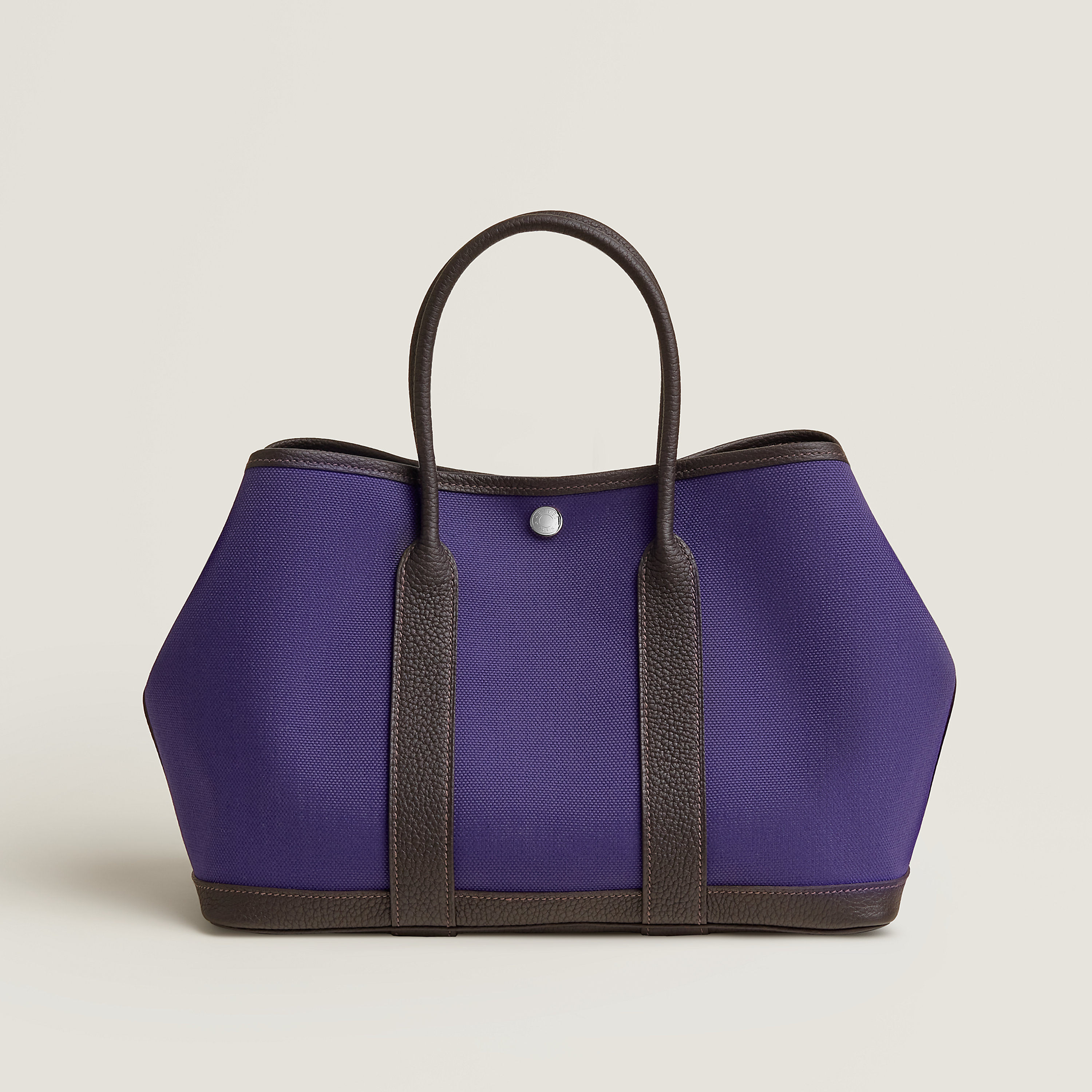 Hermès Garden Party 30 in Purple/Bai Brun