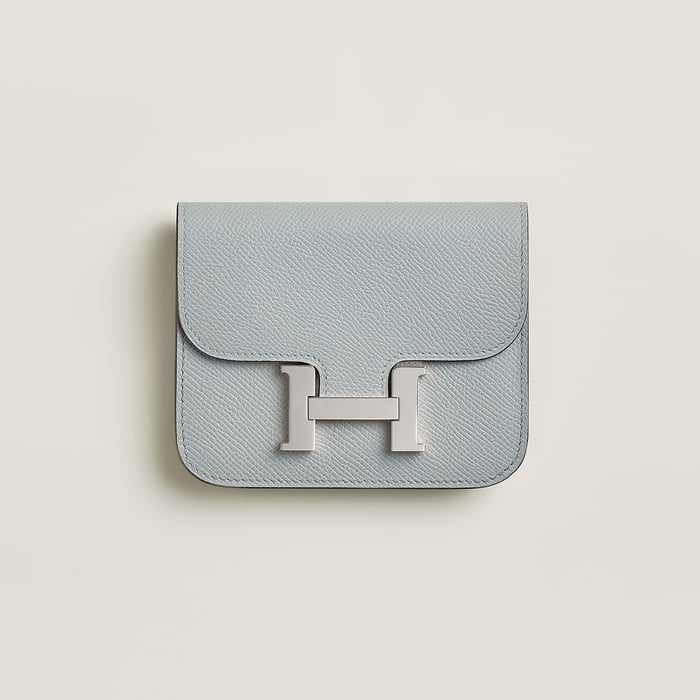 Bleu Glacier Constance Slim Wallet