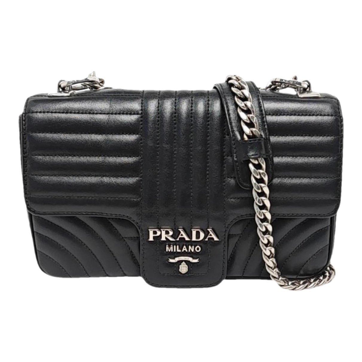 Diagramme leather crossbody bag
