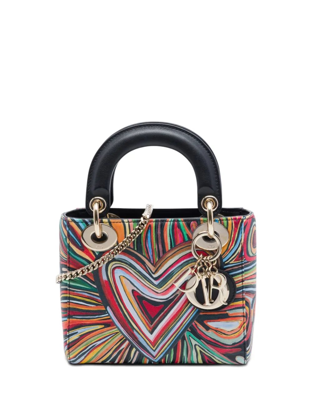 2018 Limited Edition DiorAmour Mini Calfskin Lady Dior satchel