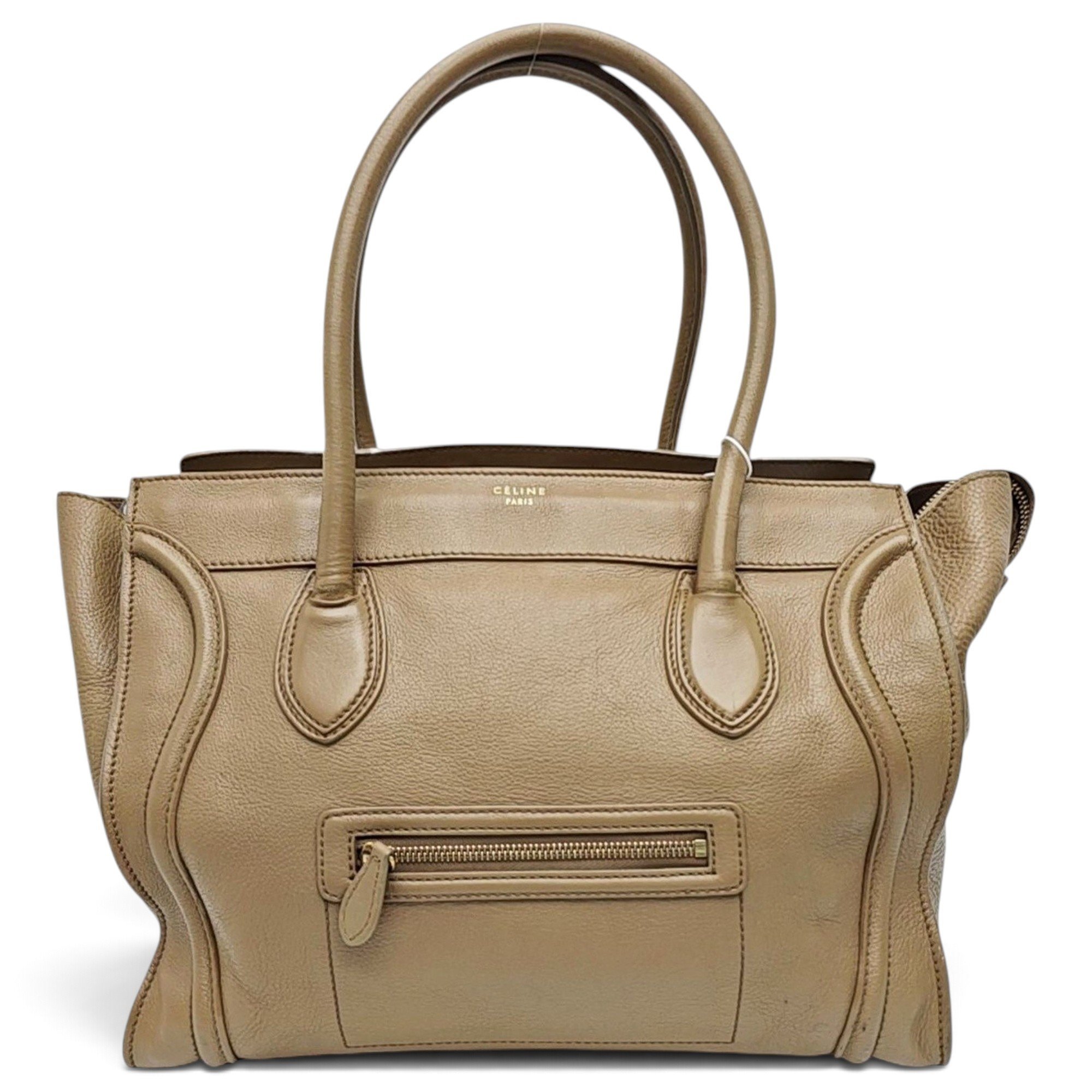 Luggage leather handbag