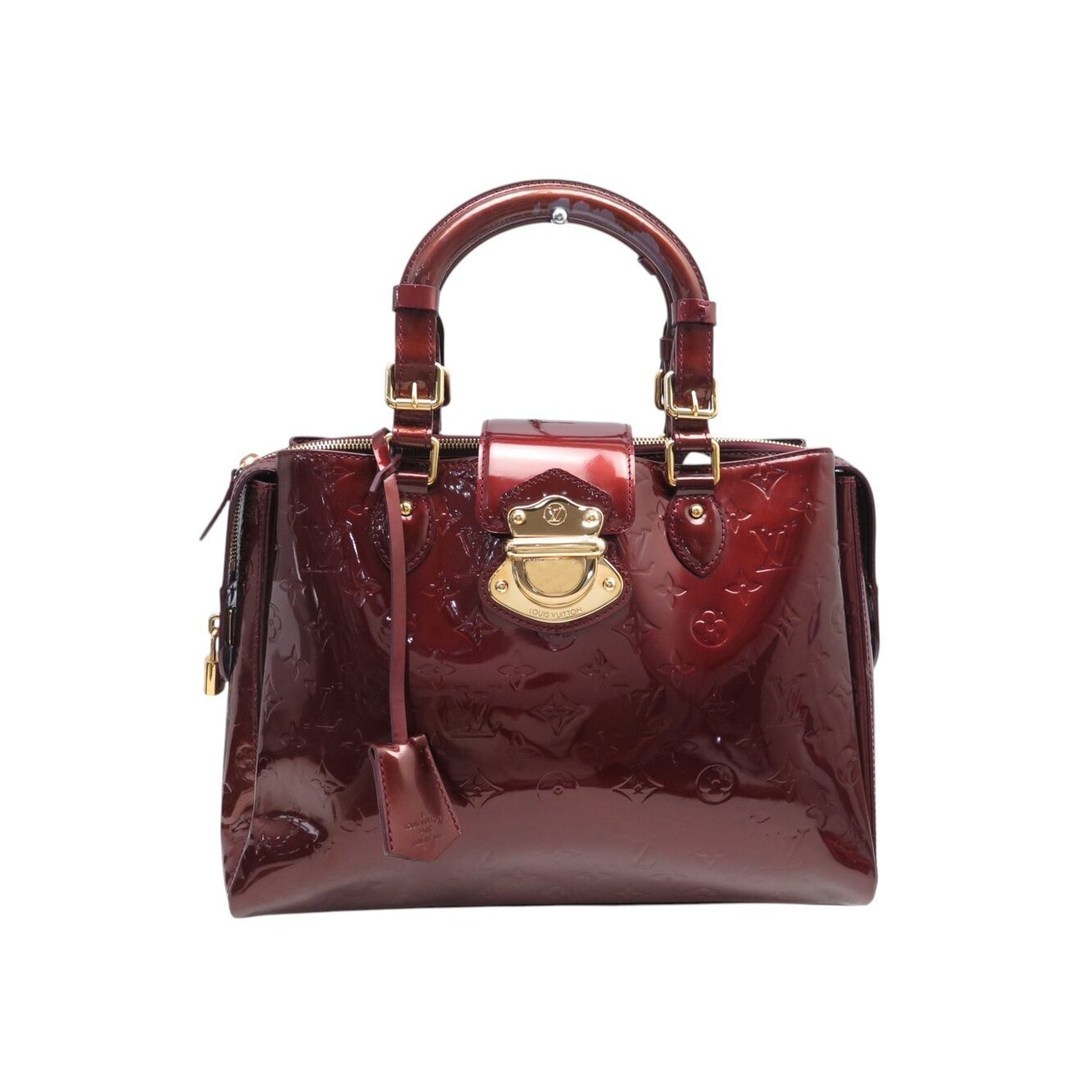 Melrose patent leather handbag