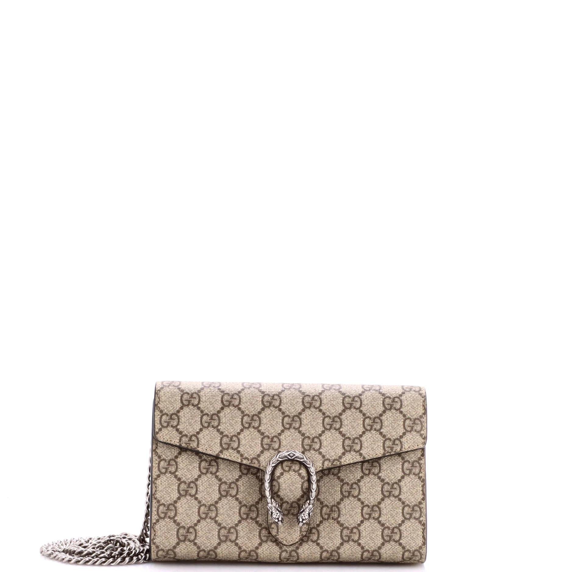 Gucci Dionysus Chain Wallet cloth crossbody bag