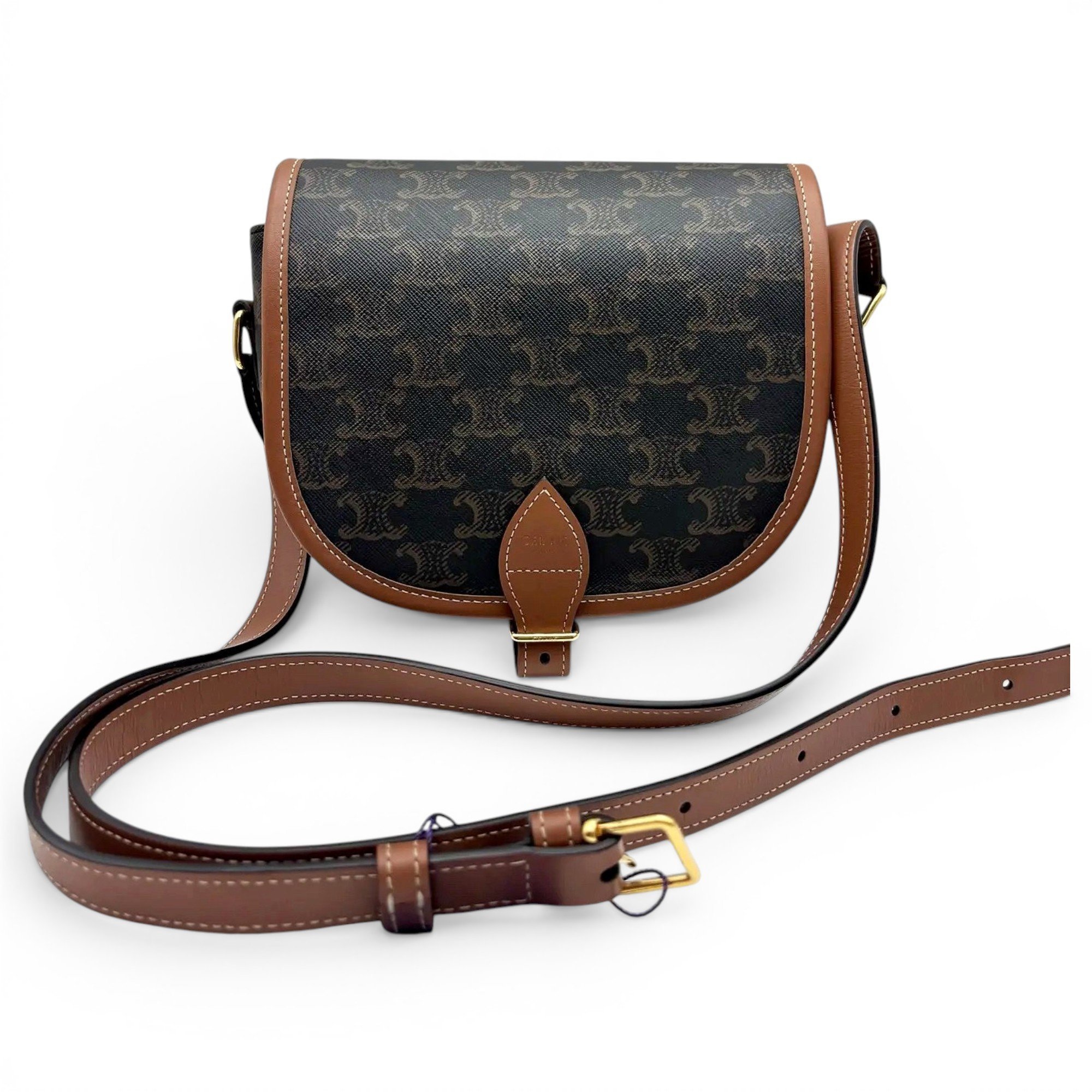 Folco leather crossbody bag