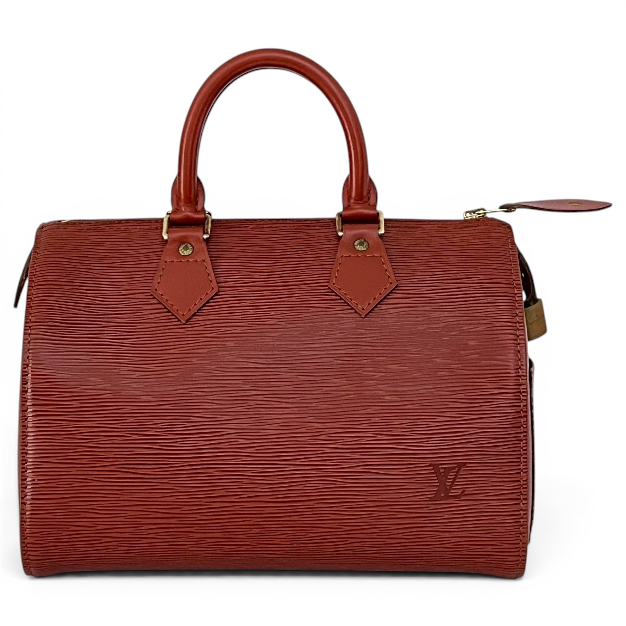 Speedy leather handbag