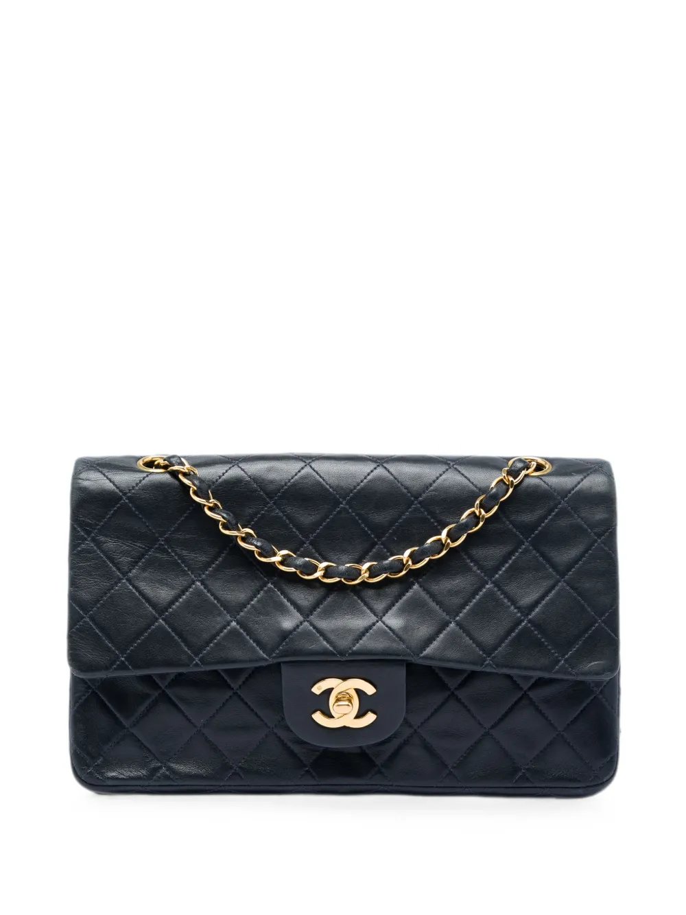 1991-1994 Medium Classic Lambskin Double Flap shoulder bag
