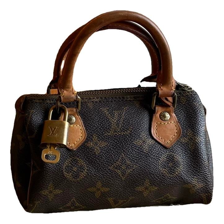 Louis Vuitton Nano Speedy / Mini HL cloth handbag