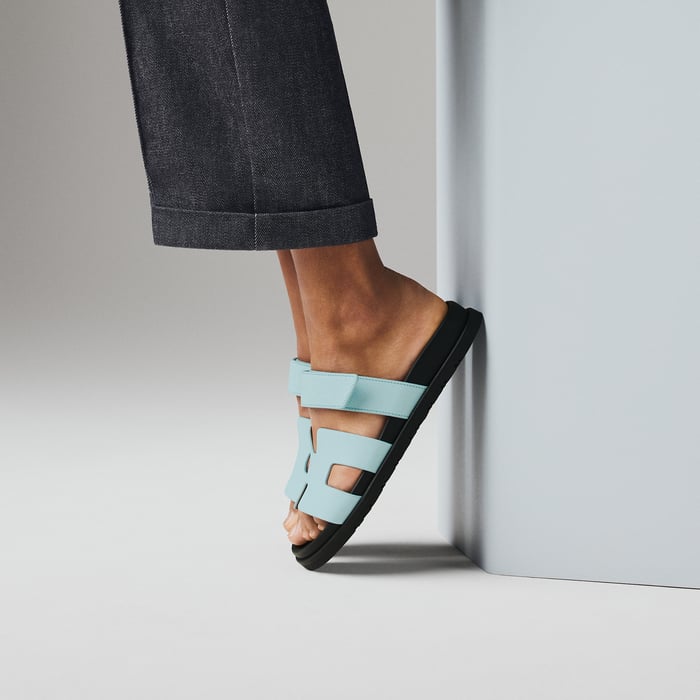 Bleu Brume Sandales Chypre