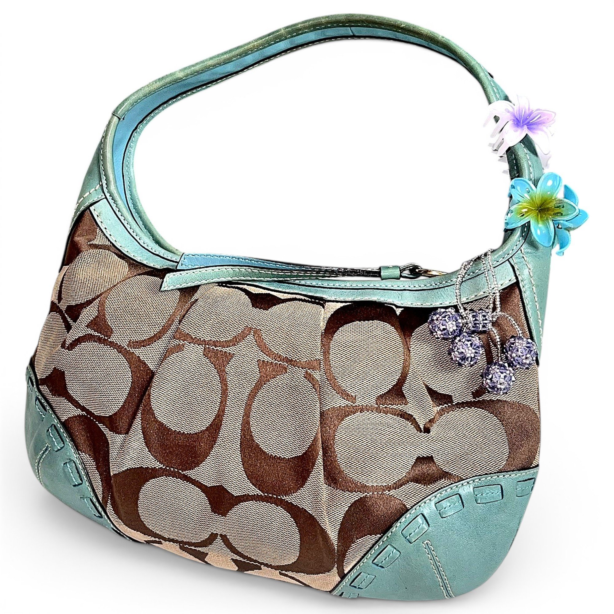 Signature Sufflette patent leather handbag