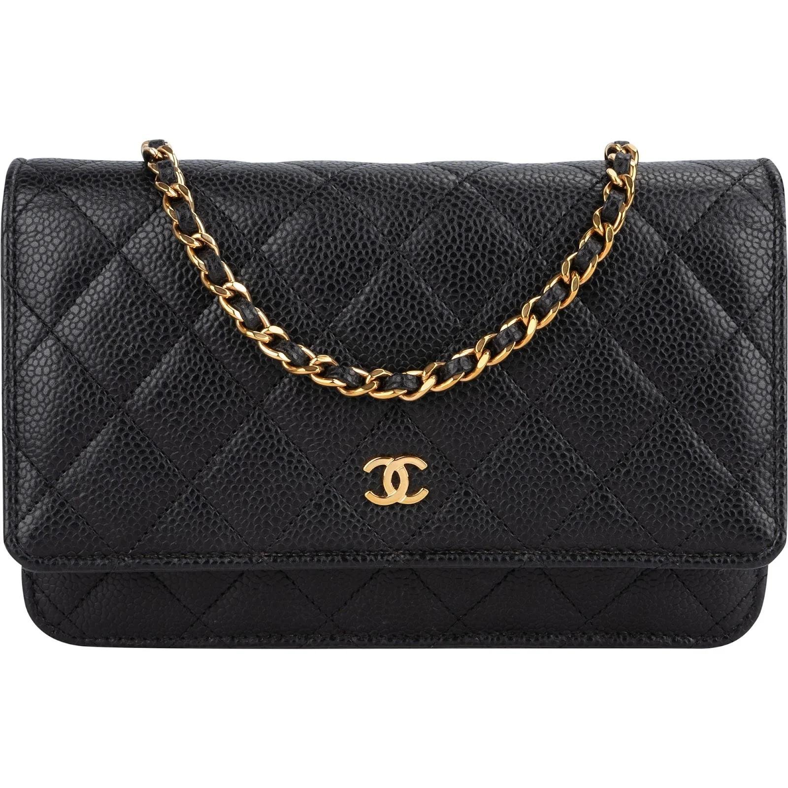 Wallet On Chain Timeless/Classique leather crossbody bag