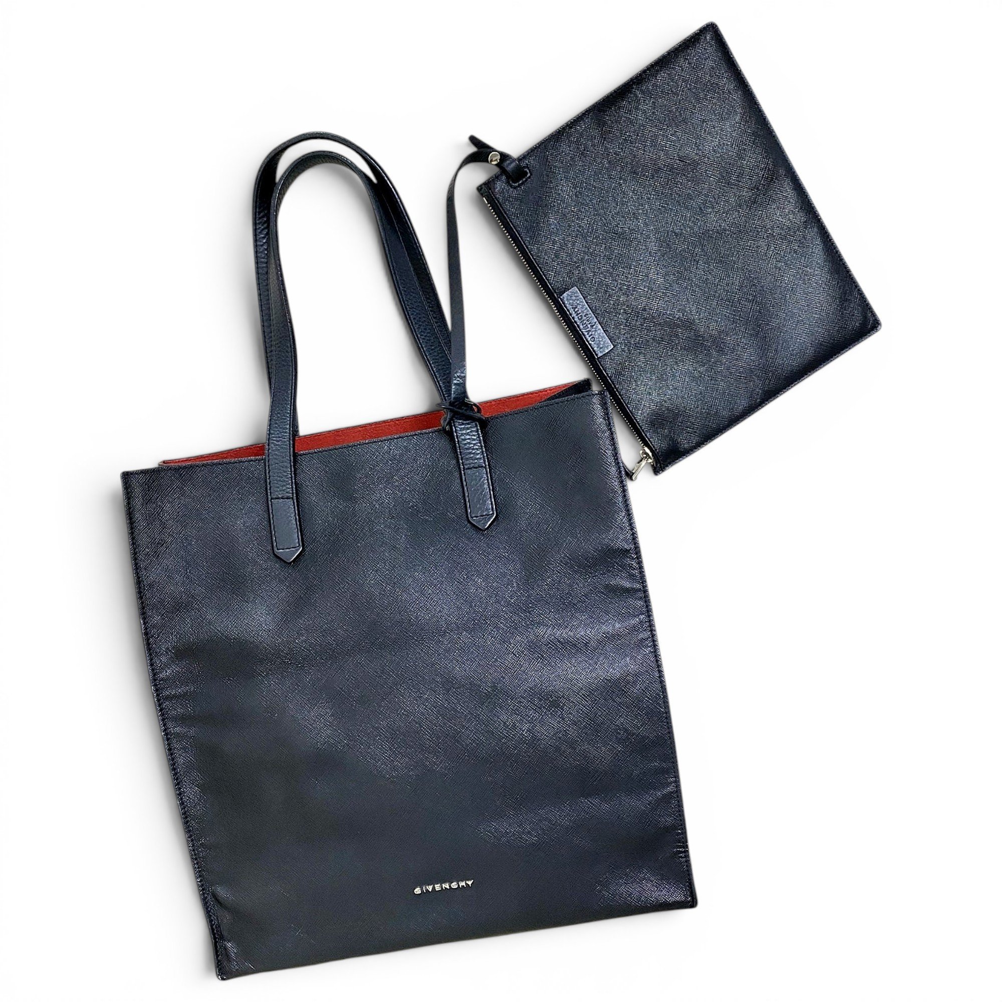 Leather tote