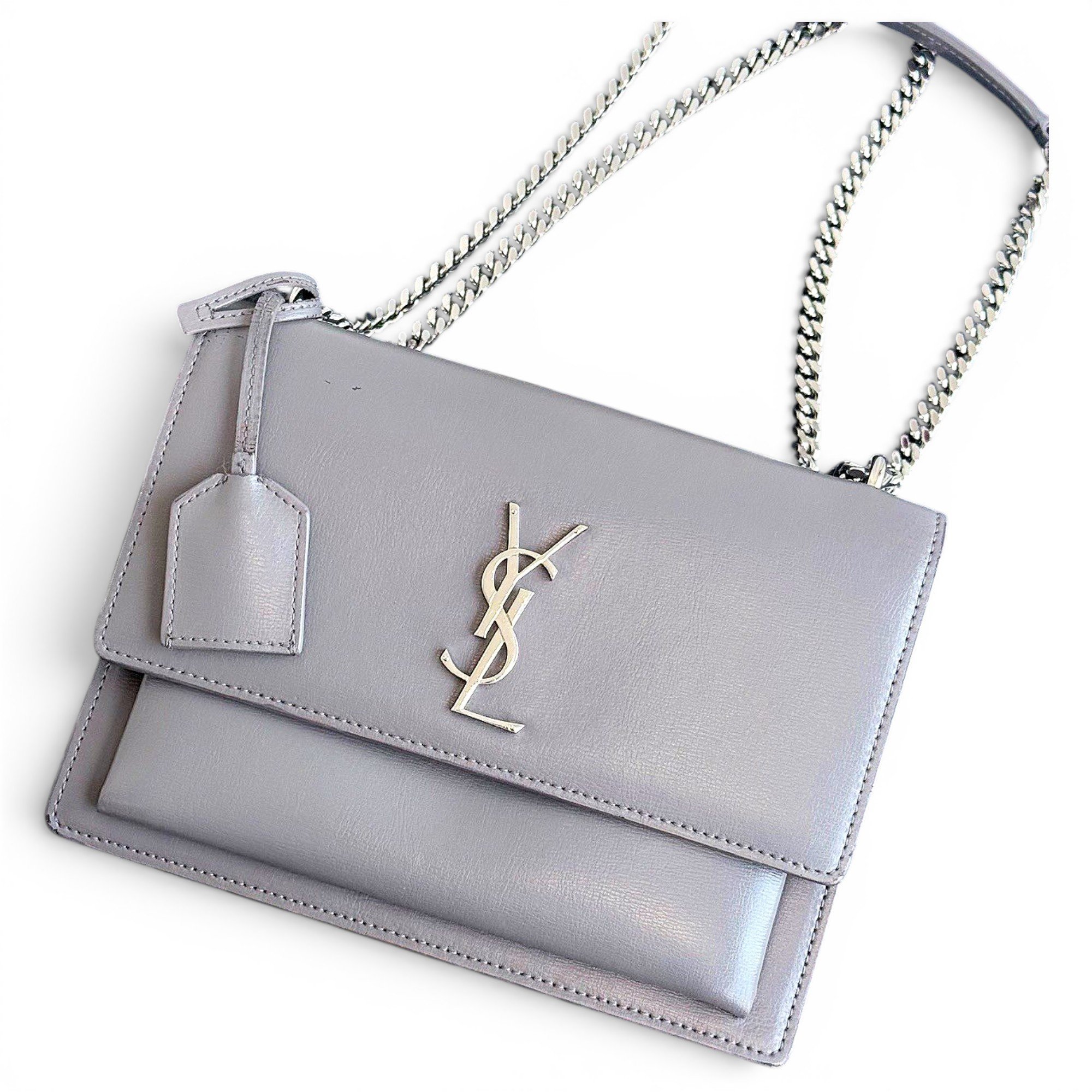 Sunset leather handbag