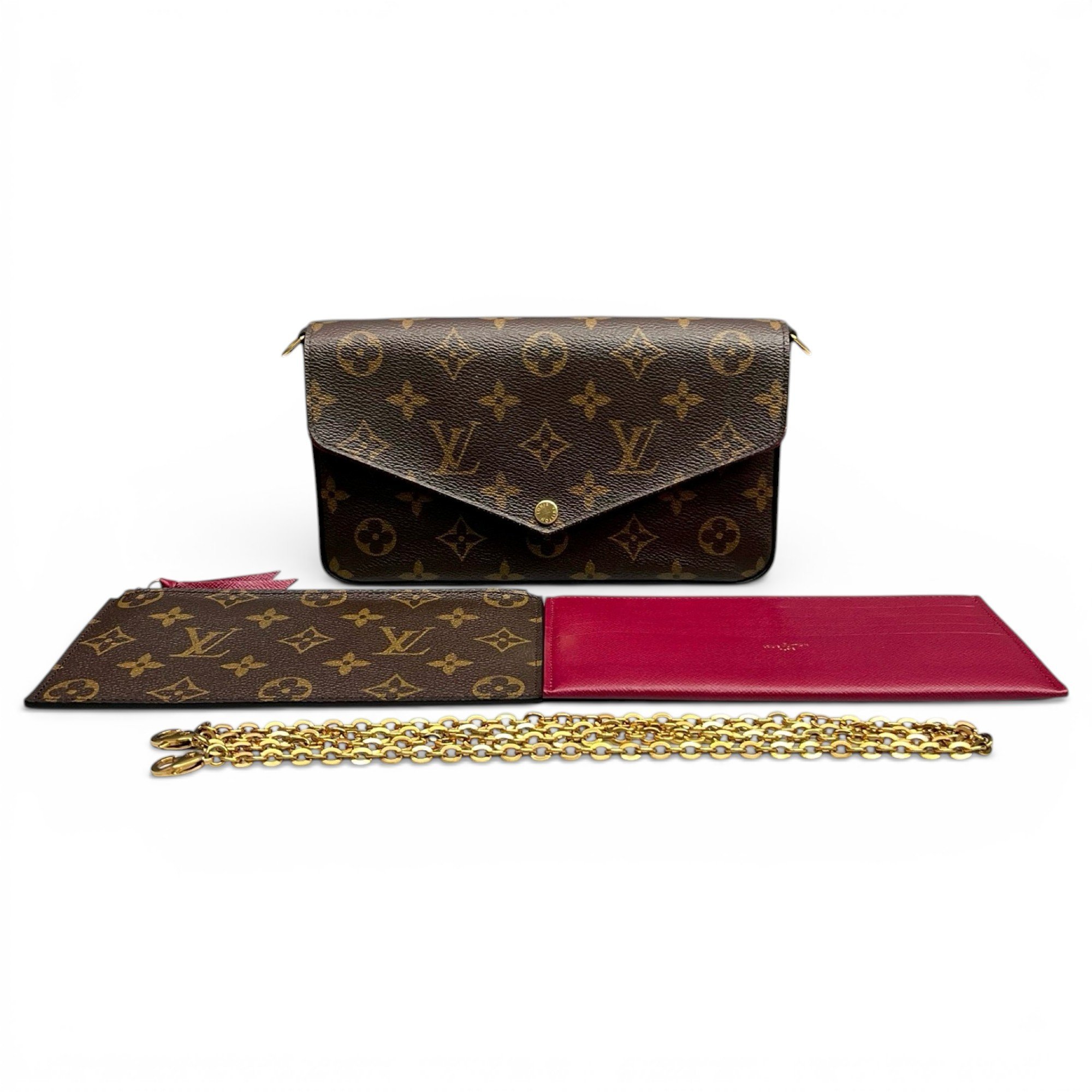 Pochette Trunk leather handbag